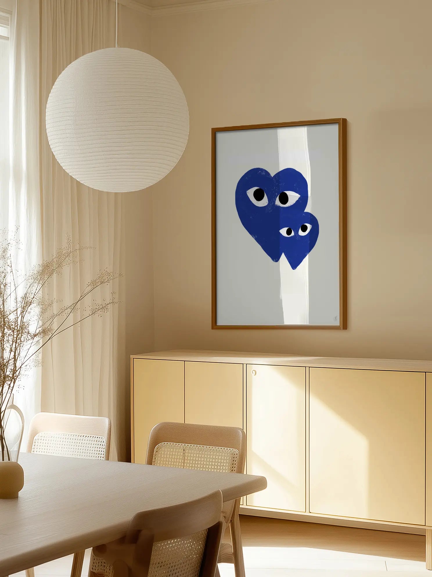 Blue Hearts No2 Poster