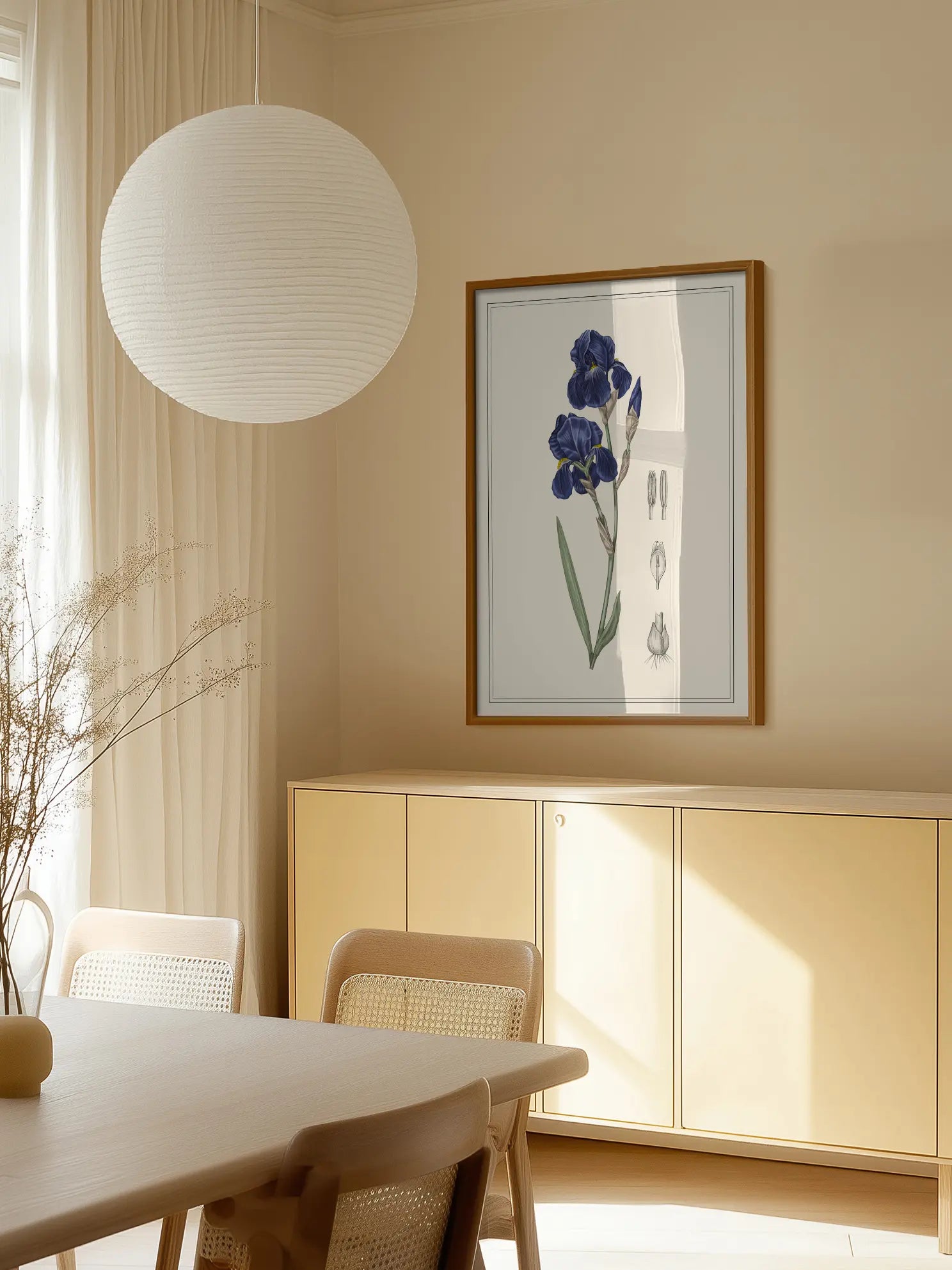 Blue Iris Poster