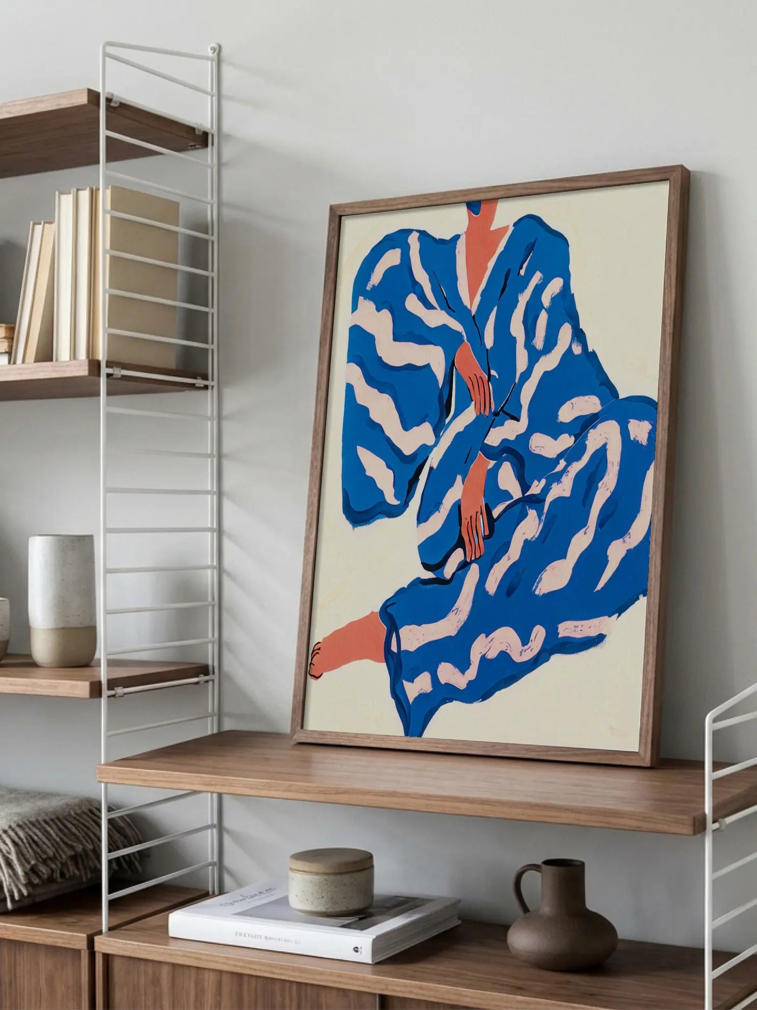 Blue Kimono Poster