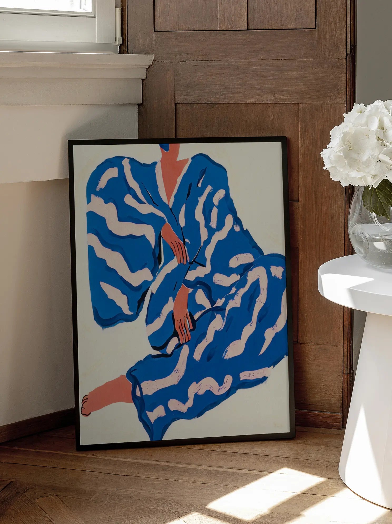 Blue Kimono Poster