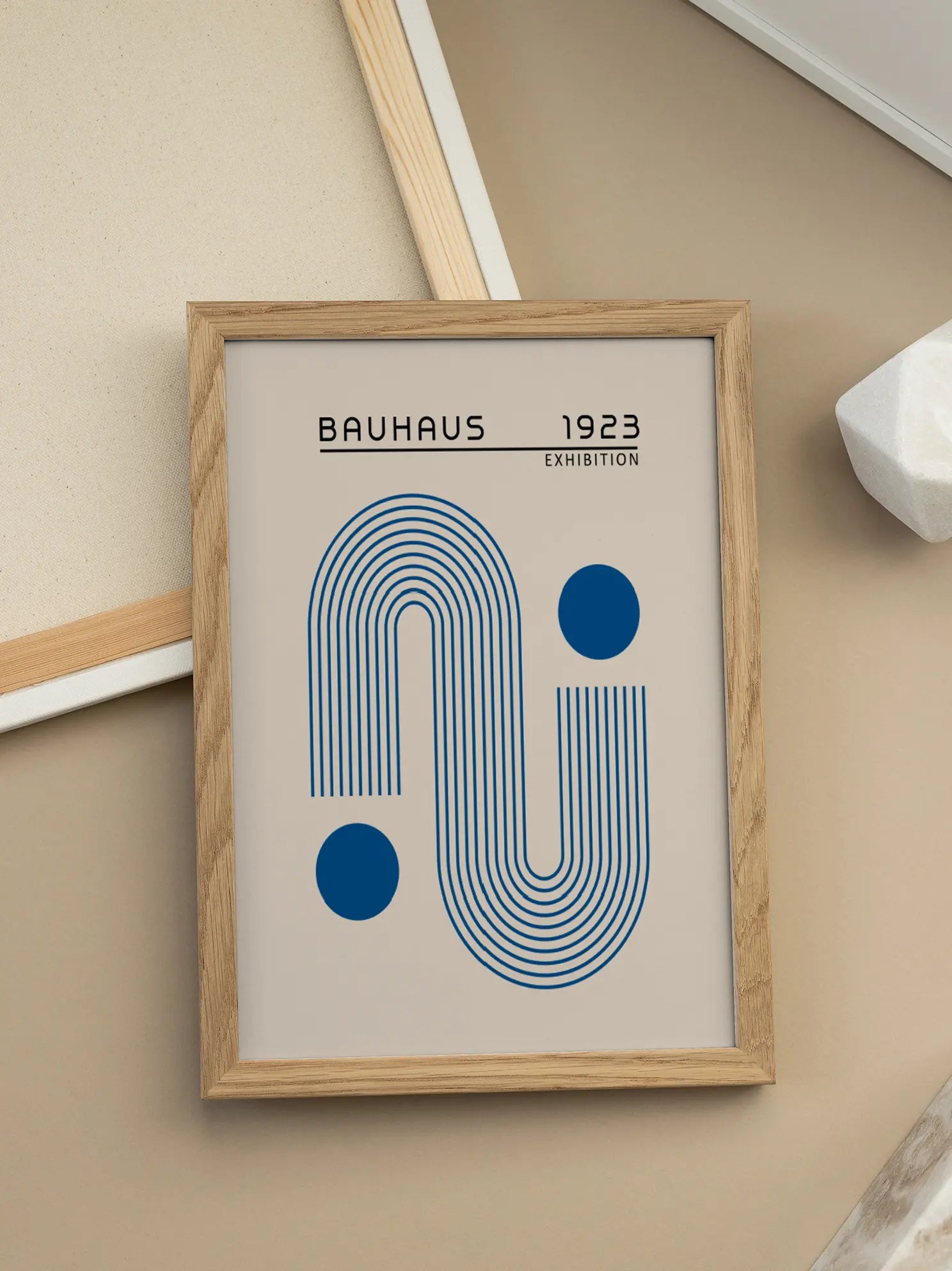 Blue Loops — Bauhaus 1923 Poster