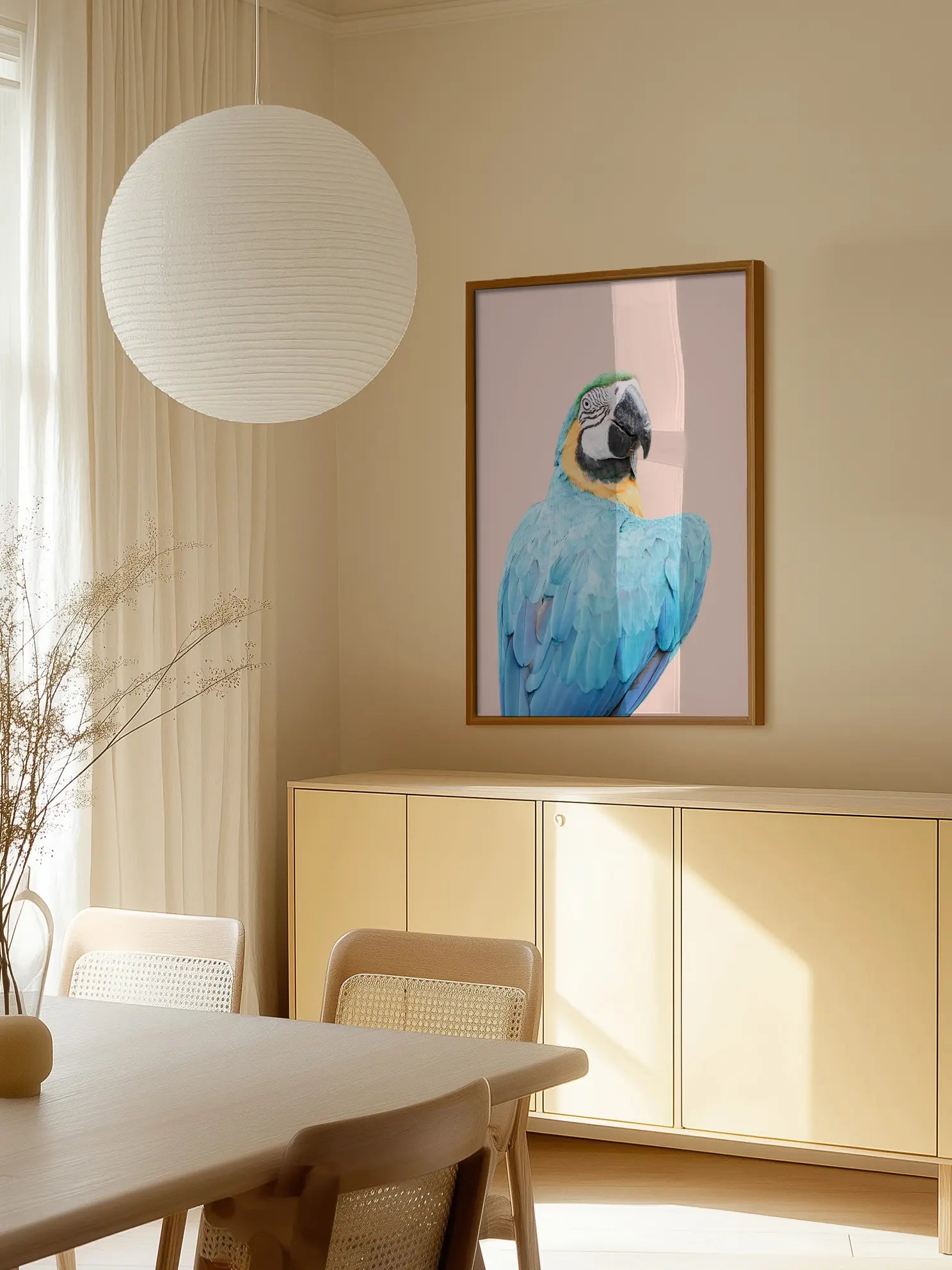 Blue Macaw Poster