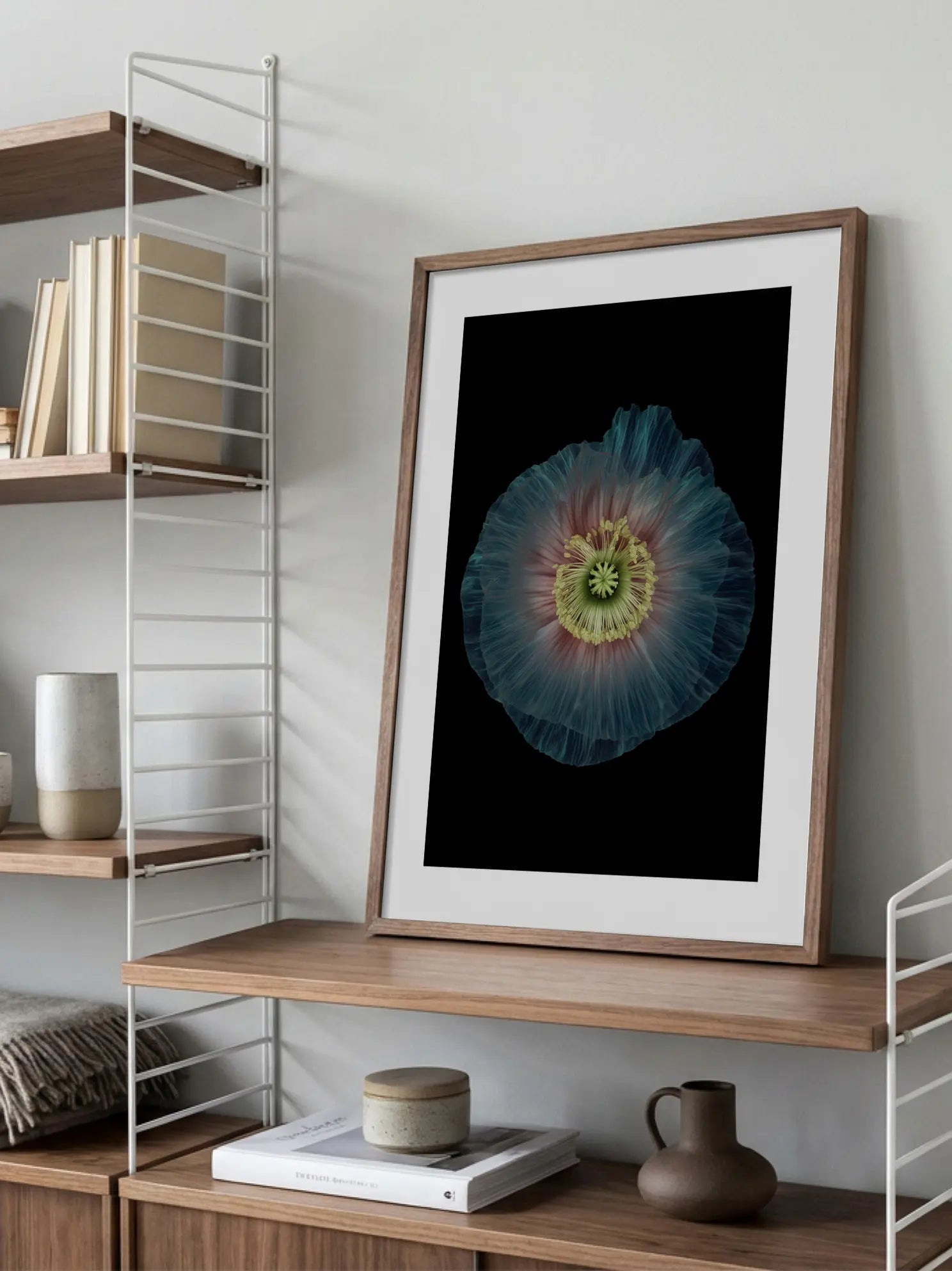 Blue Poppy Poster