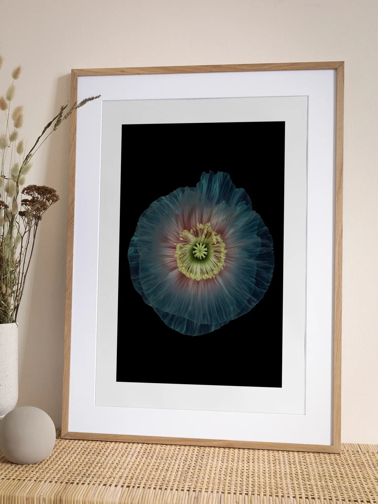 Blue Poppy Poster