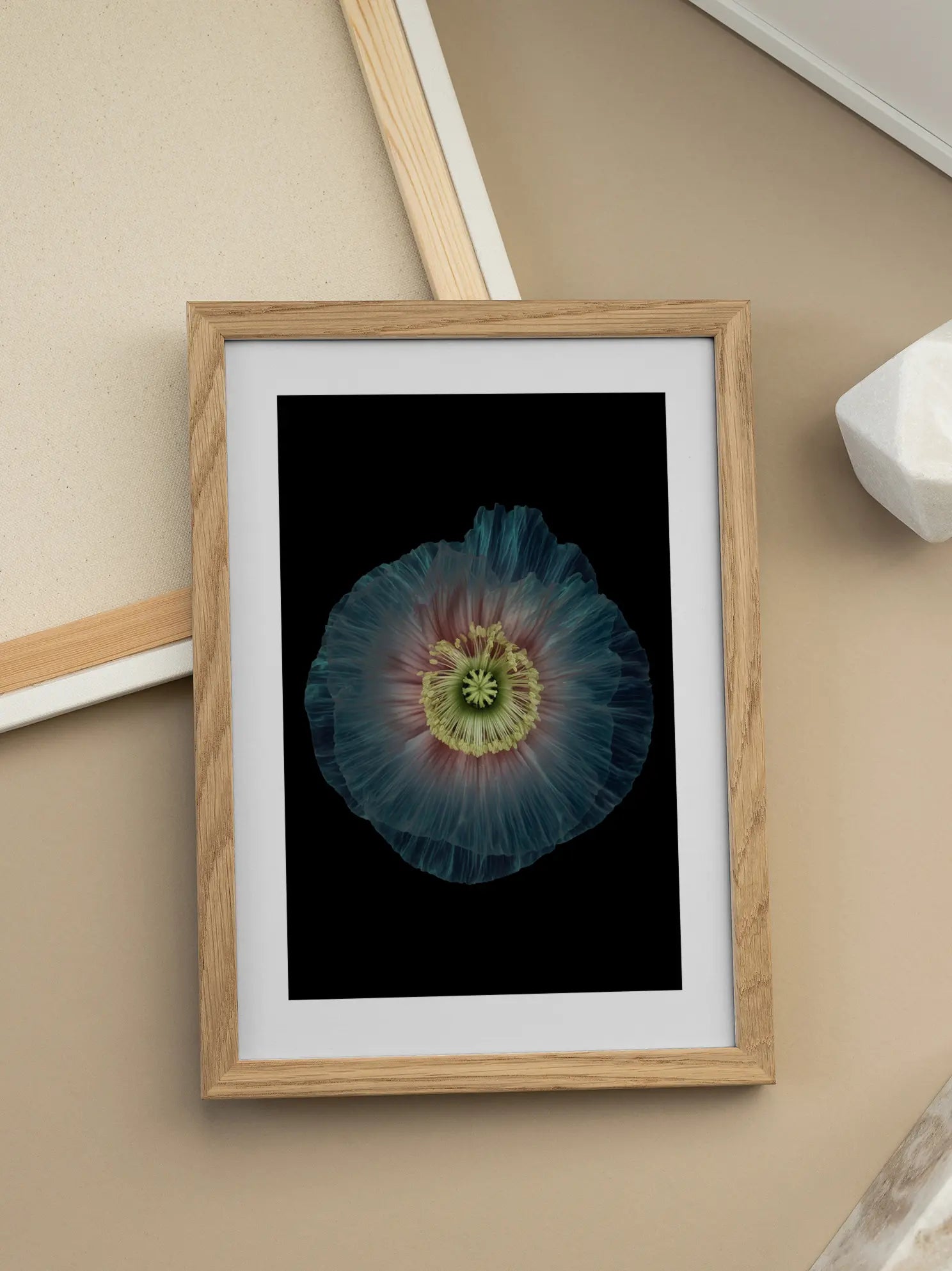 Blue Poppy Poster