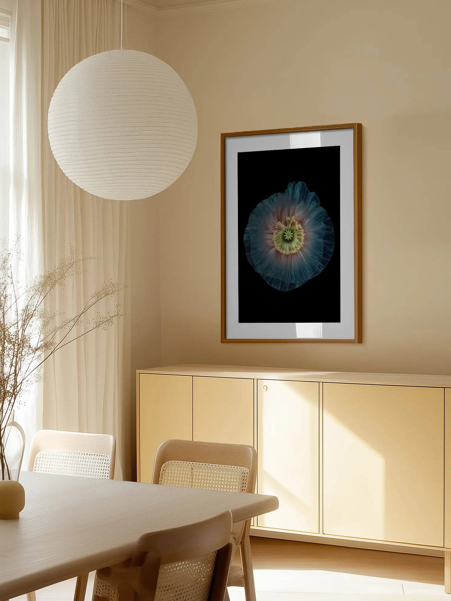 Blue Poppy Poster