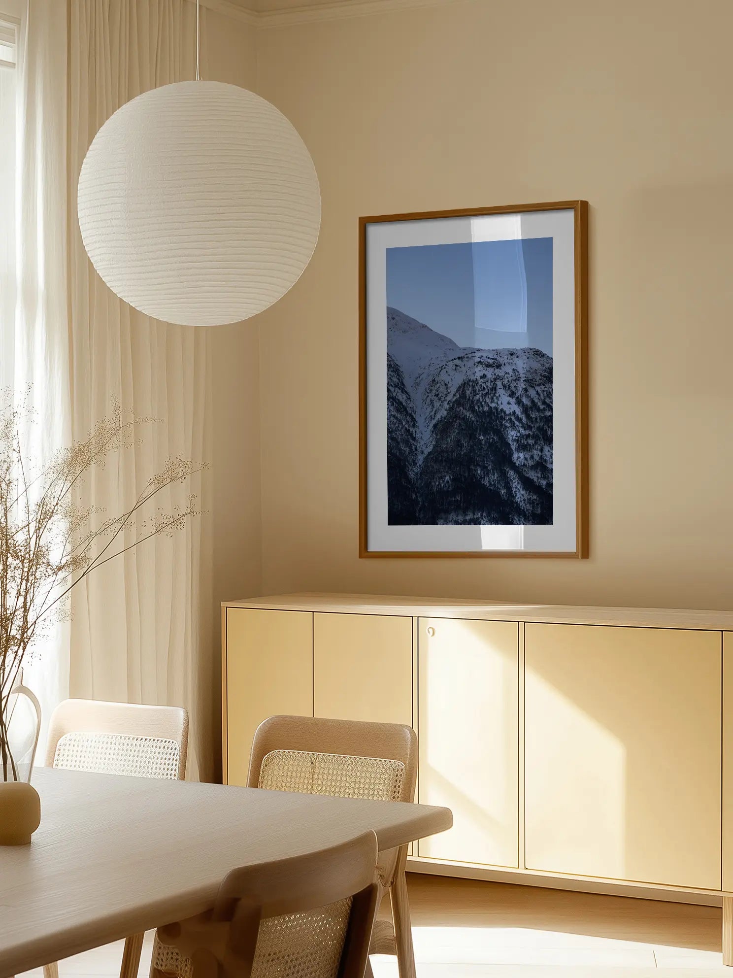 Blue Sky Mountain No1 Poster
