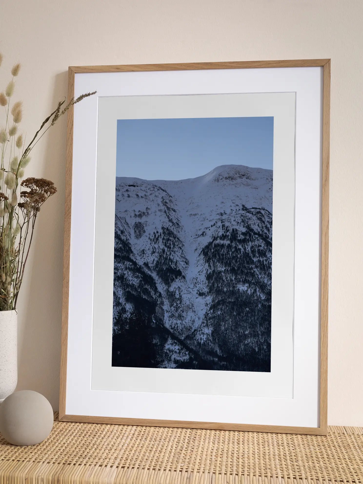Blue Sky Mountain No2 Poster
