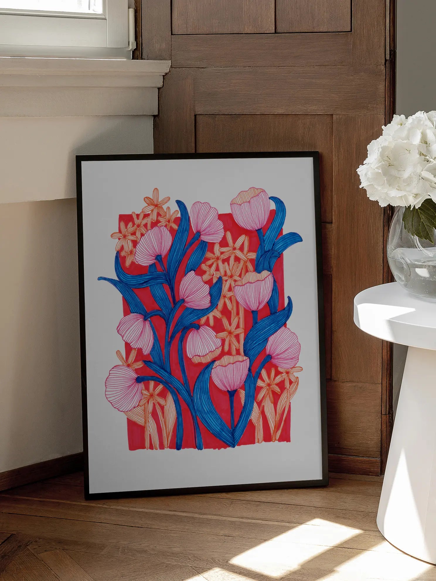 Blue Stems Poster