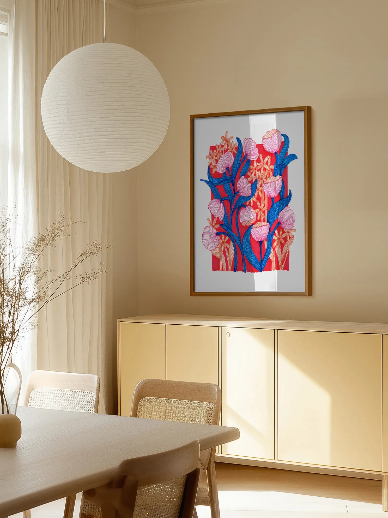 Blue Stems Poster