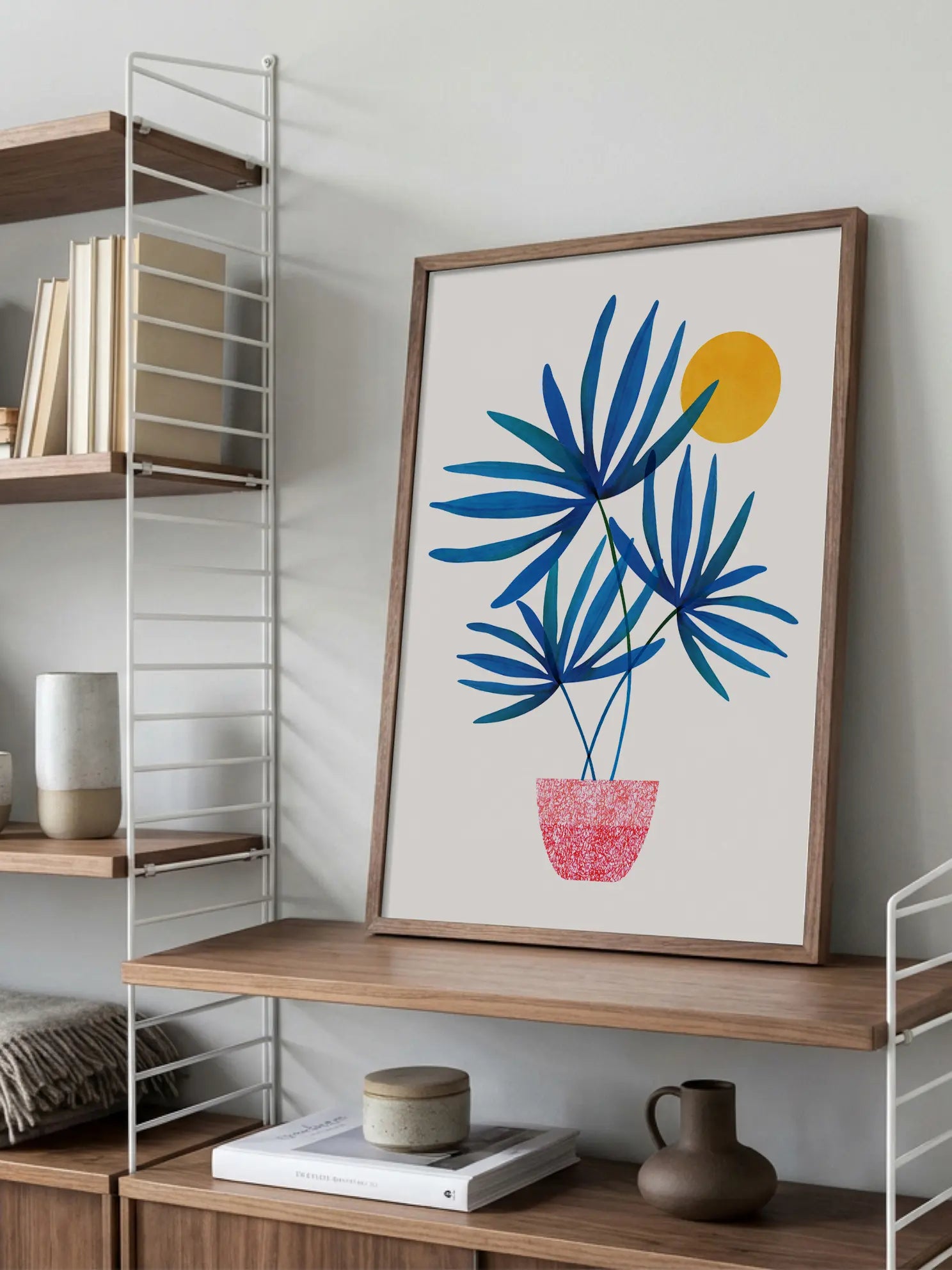 Blue Tree Poster