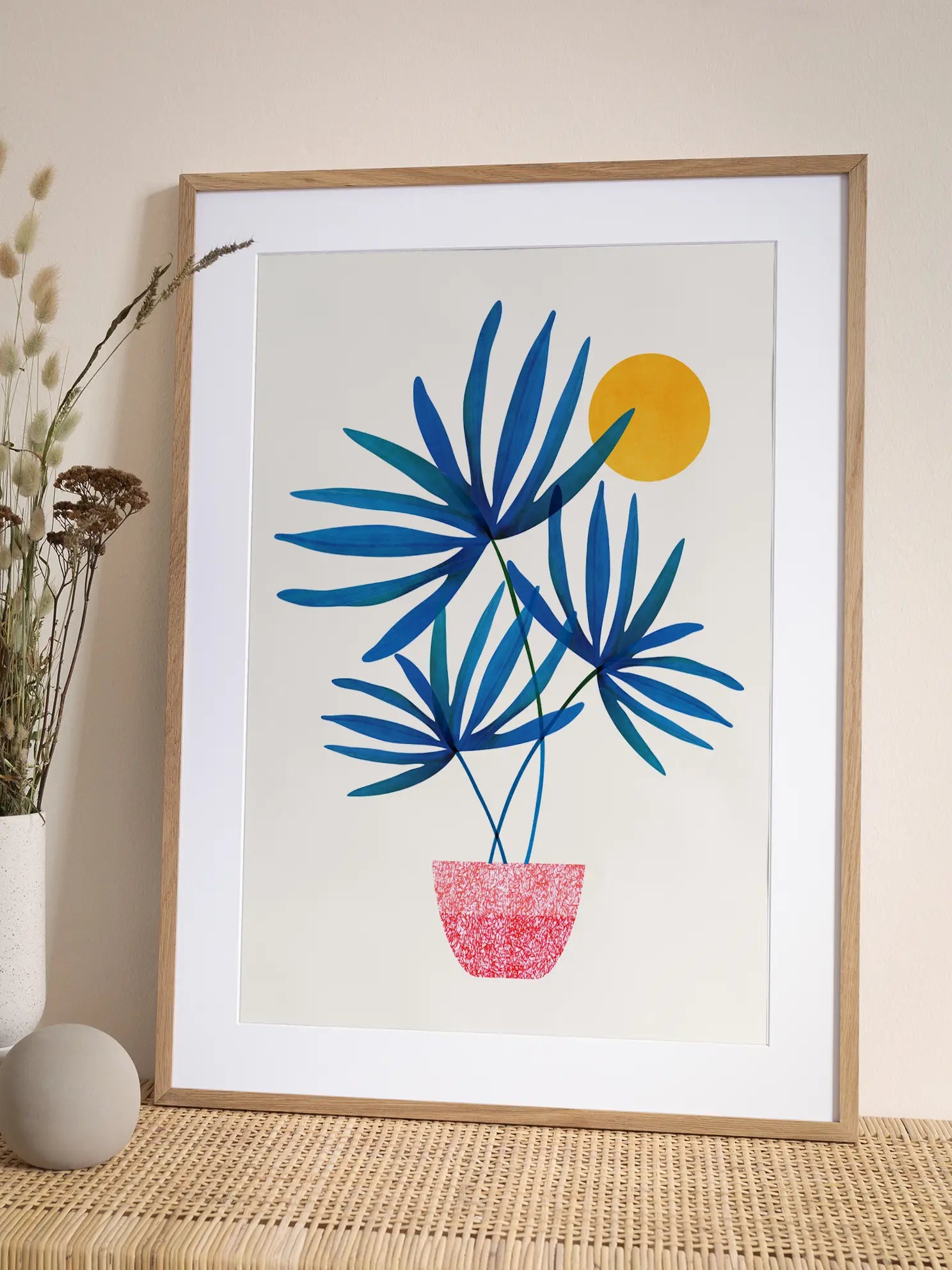 Blue Tree Poster