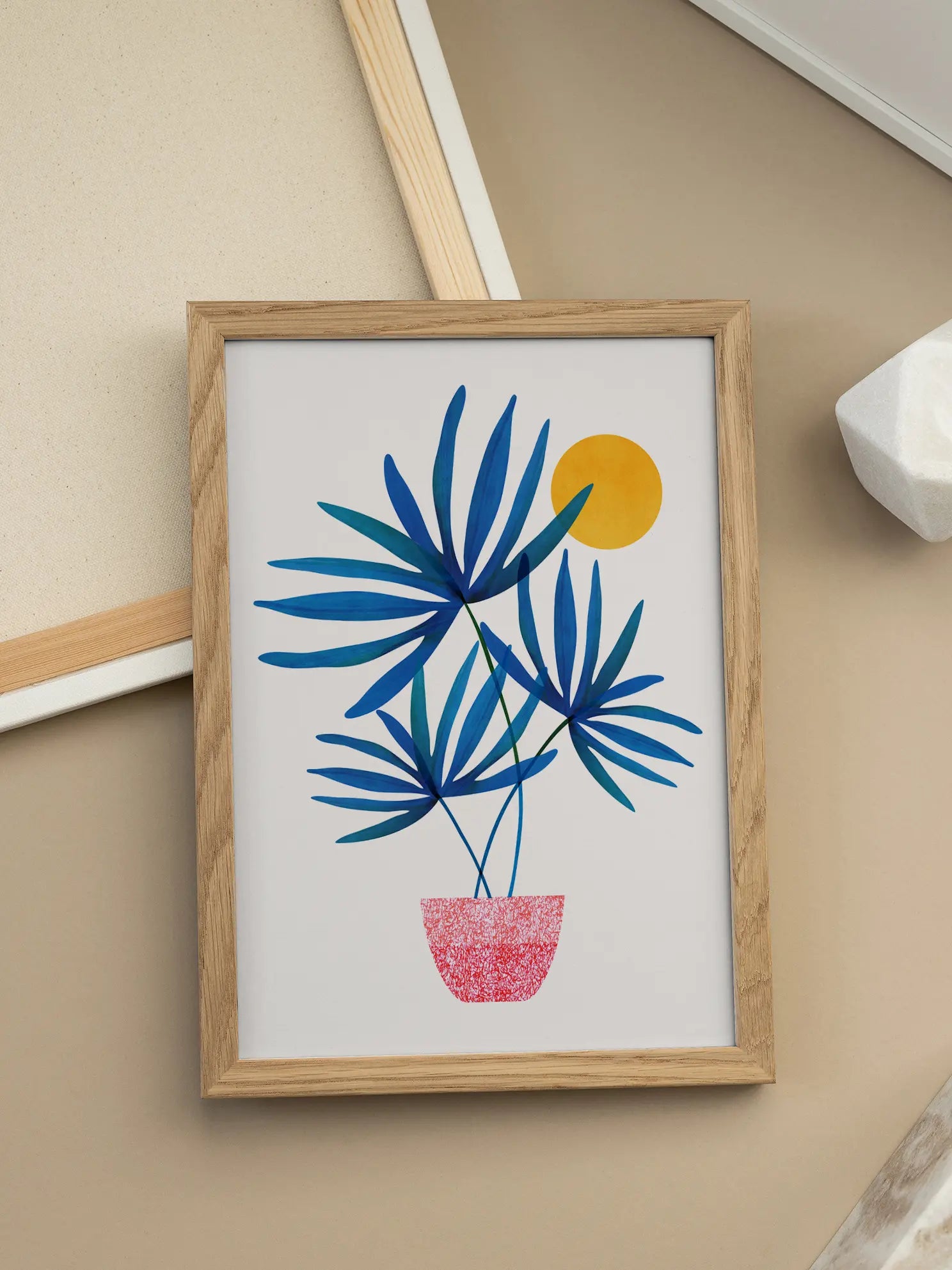 Blue Tree Poster