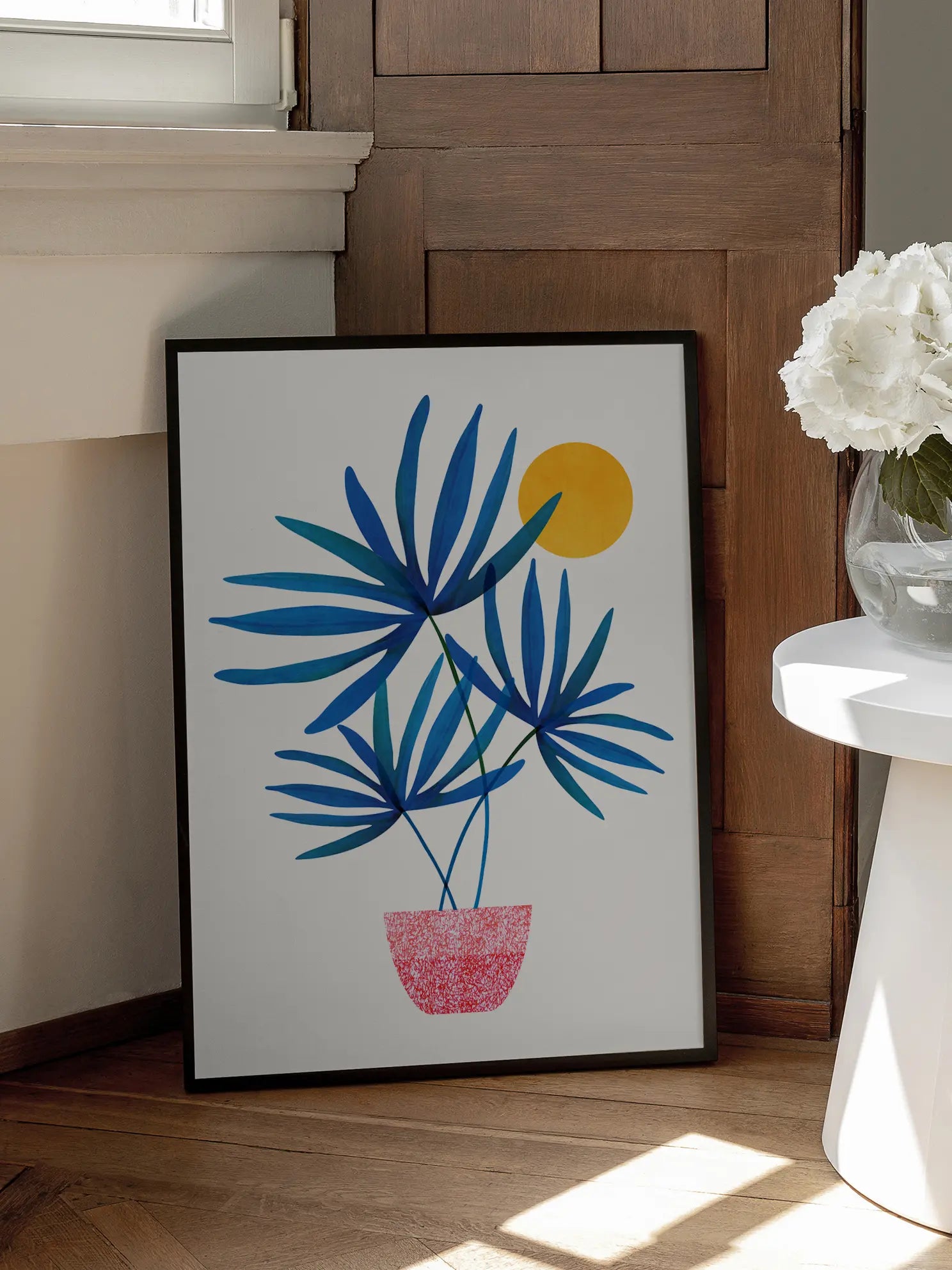 Blue Tree Poster
