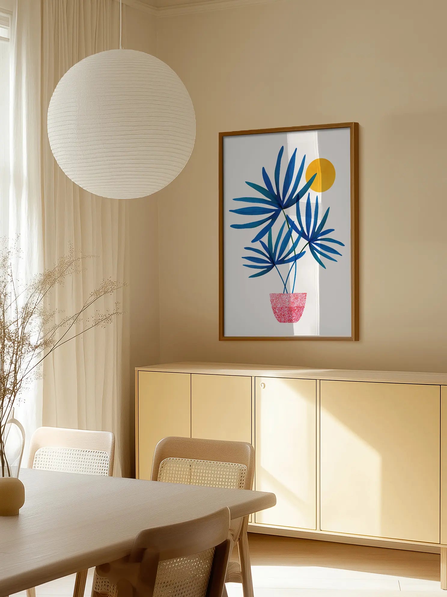 Blue Tree Poster
