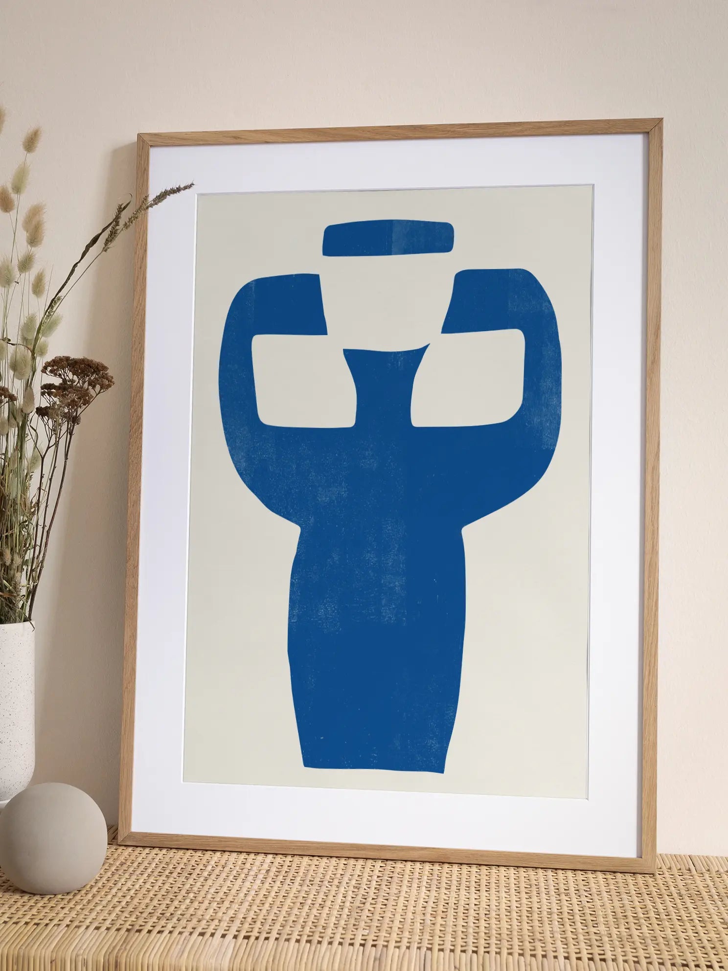 Blue Vase Poster