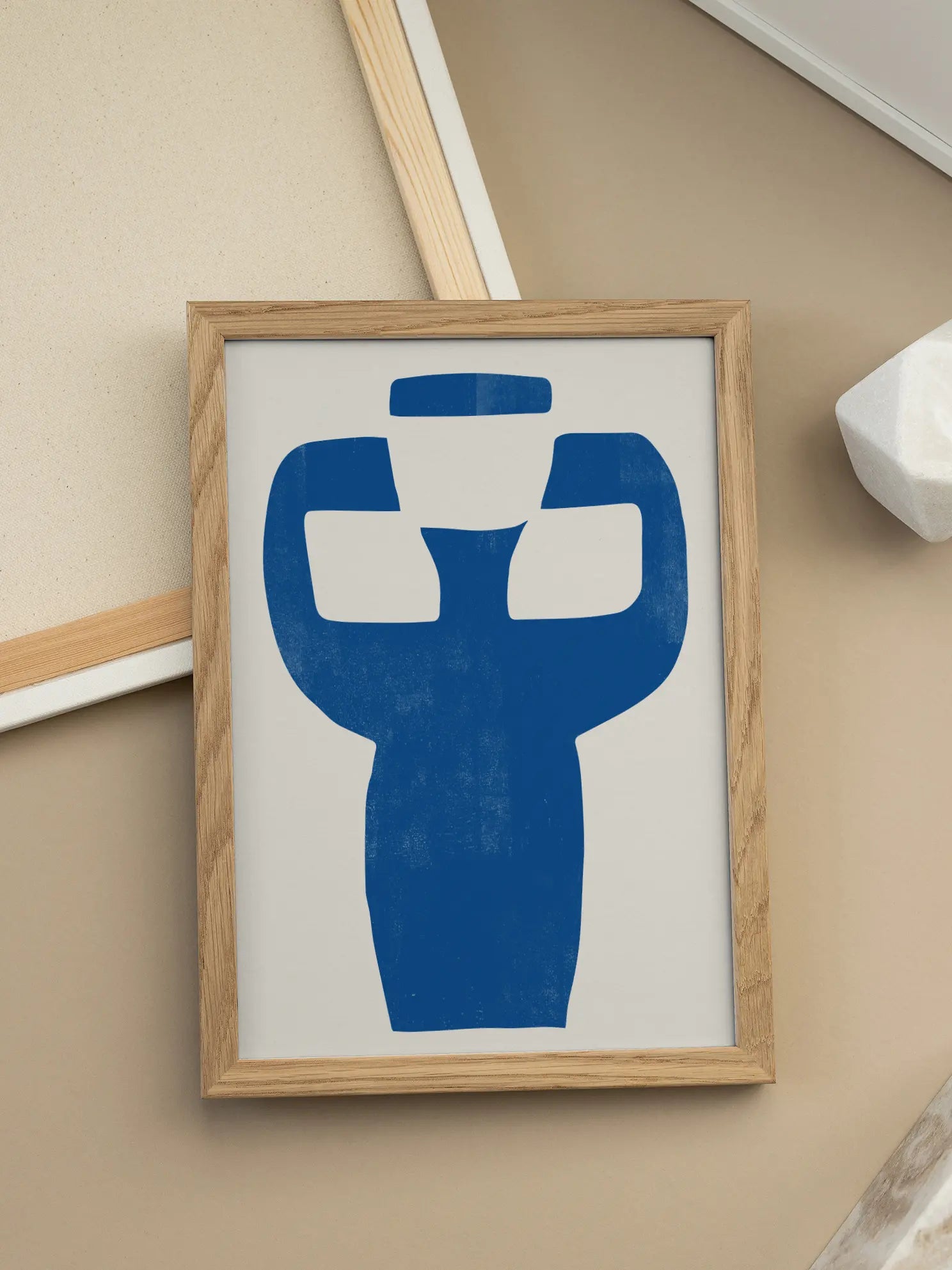 Blue Vase Poster