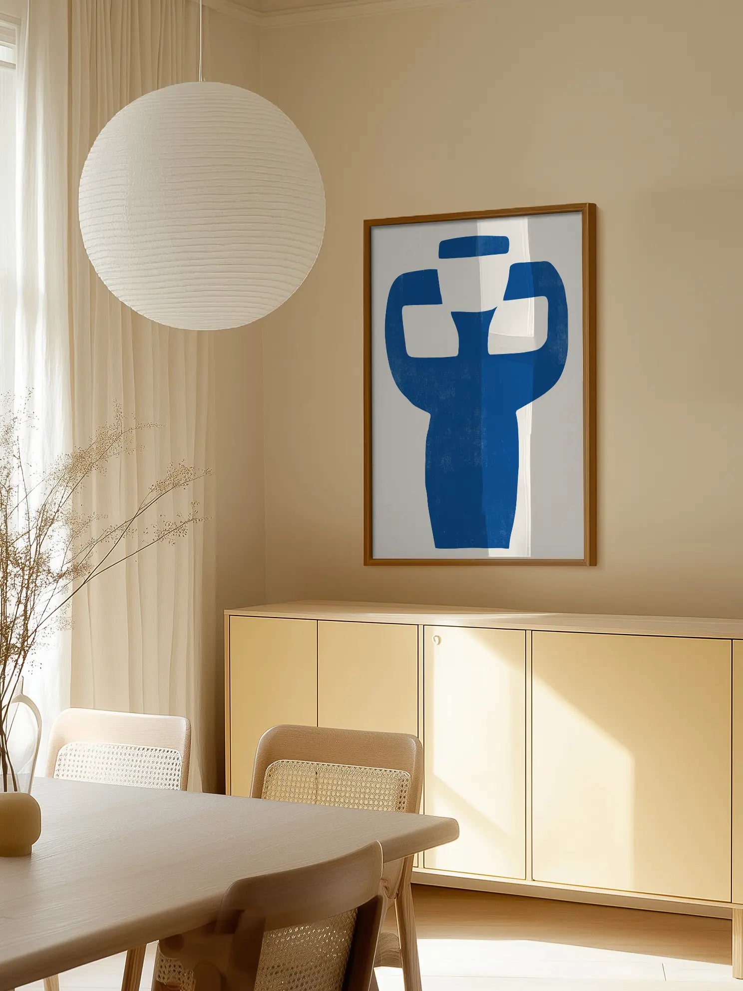 Blue Vase Poster