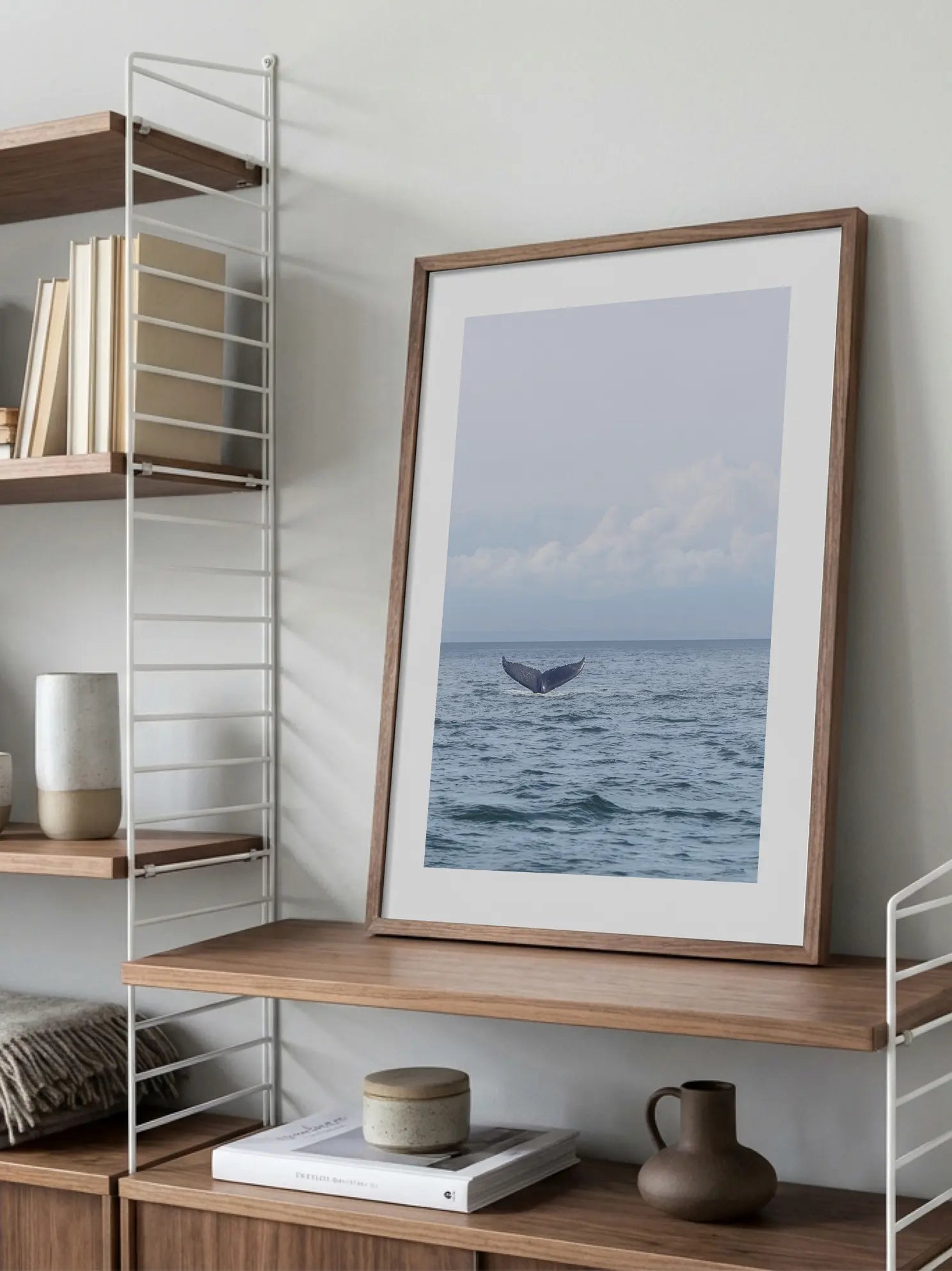 Blue Whale in Daylight Poster