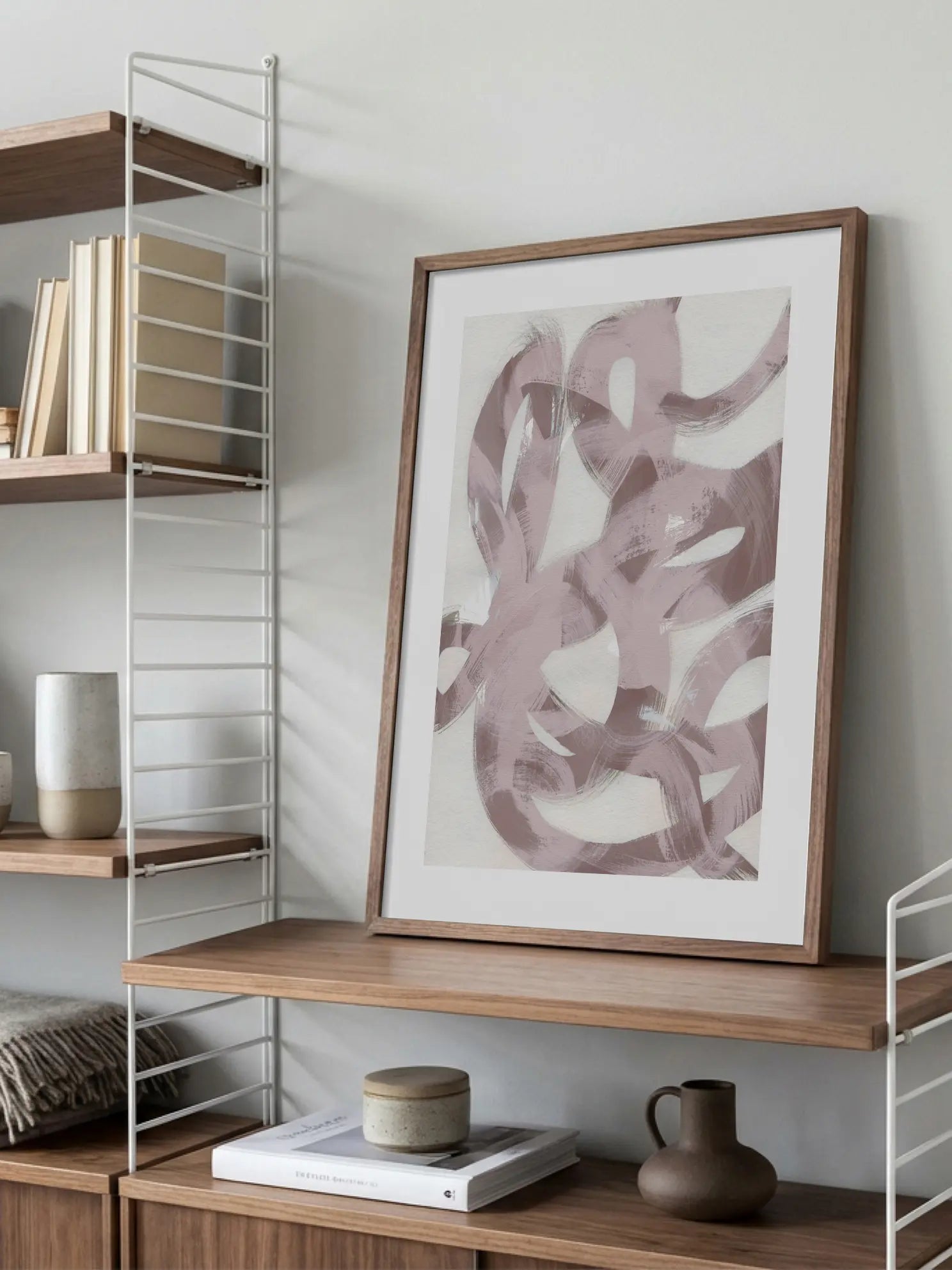 Blush Abstract Poster