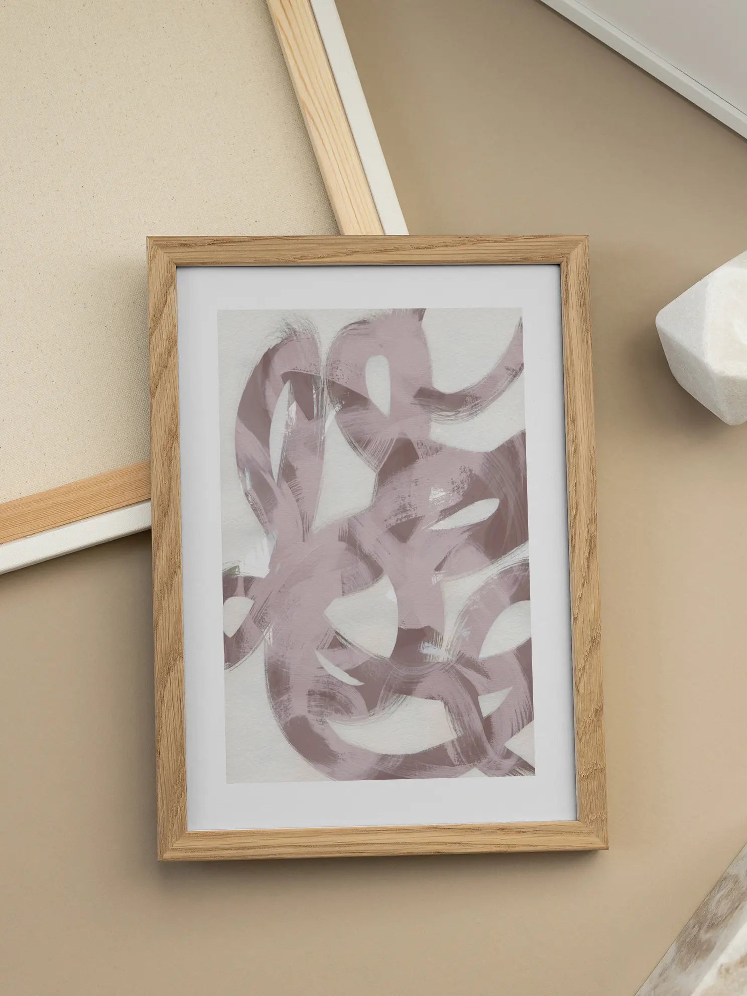 Blush Abstract Poster