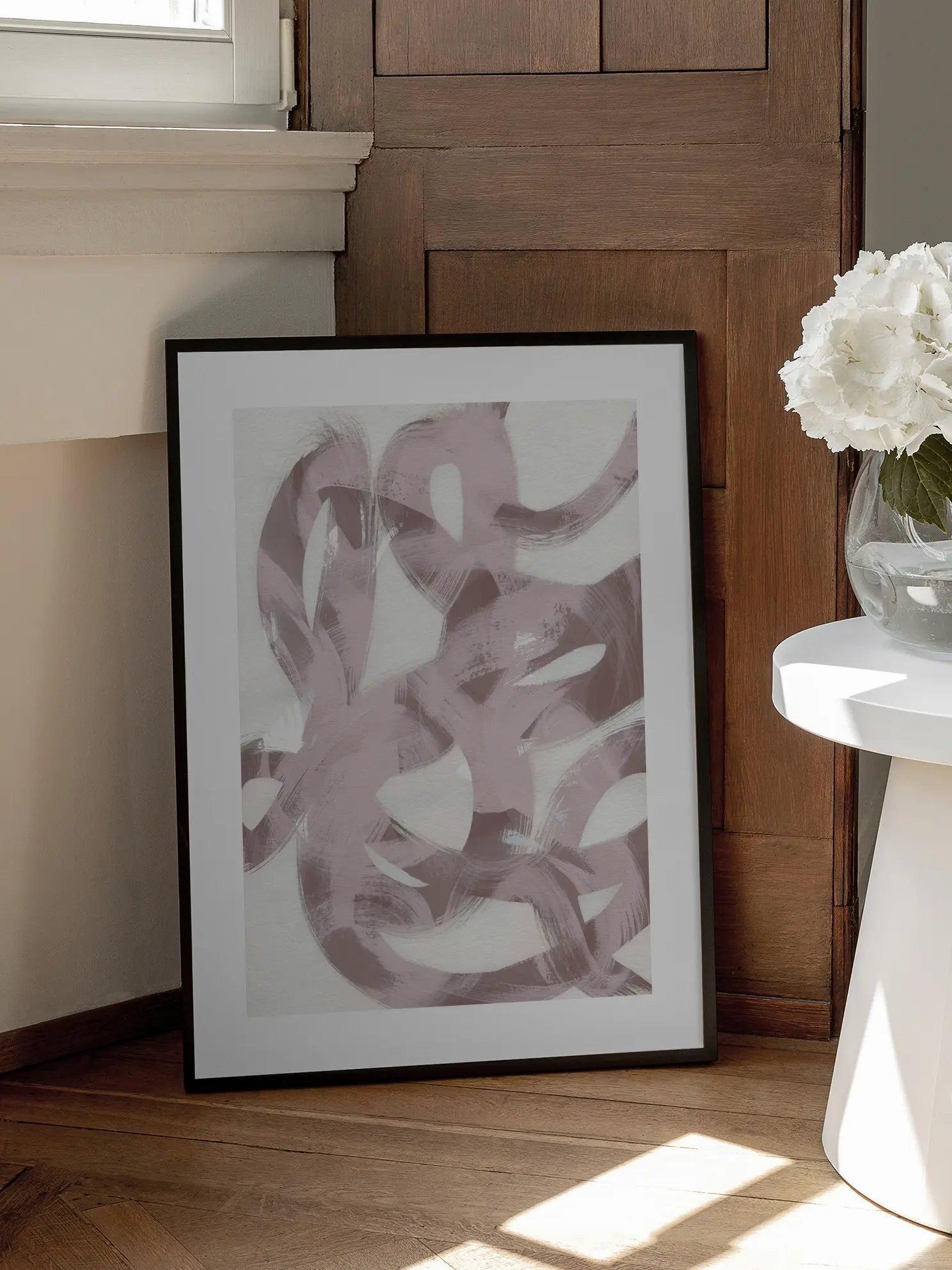 Blush Abstract Poster