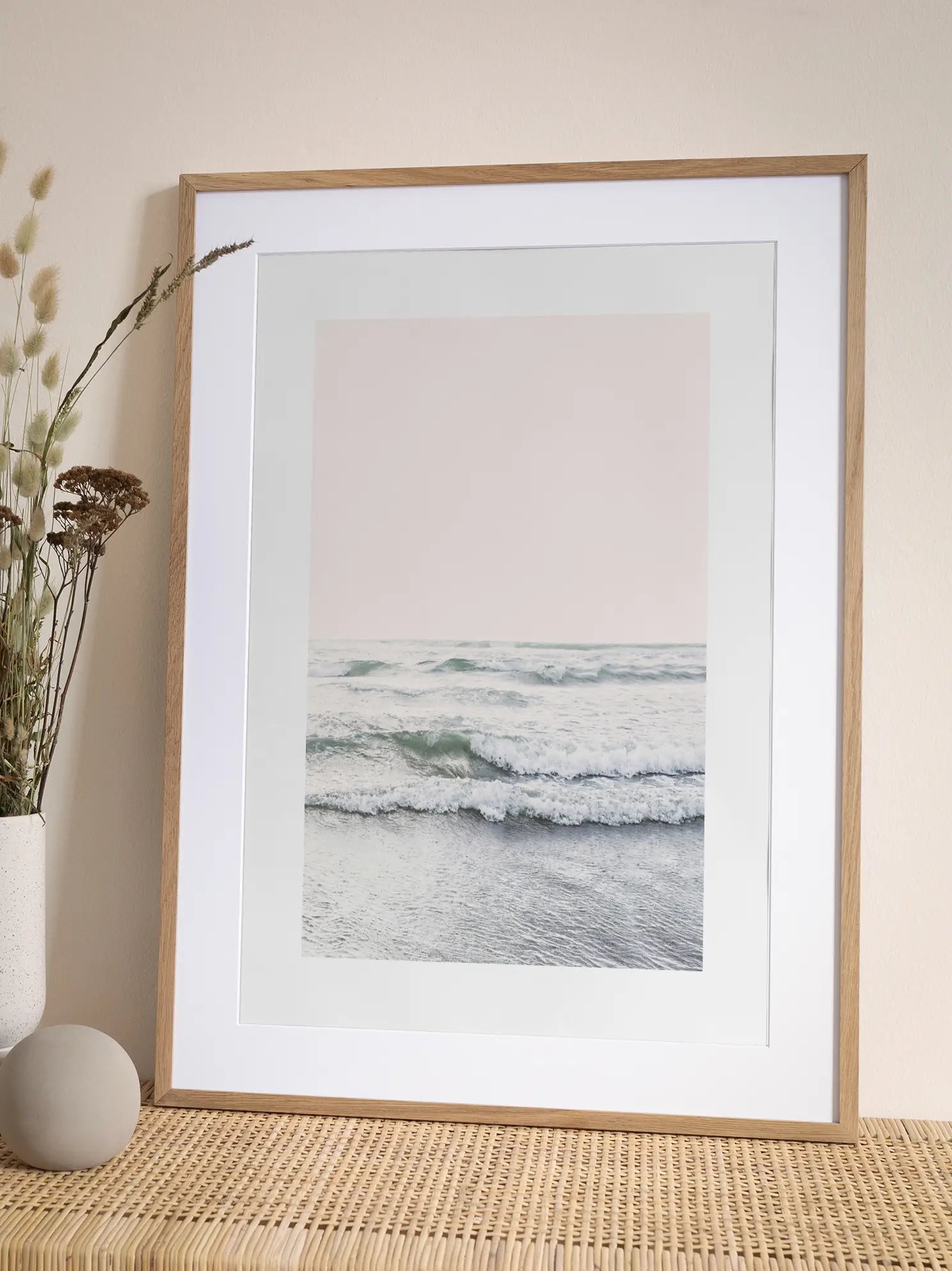 Blush Ocean Poster