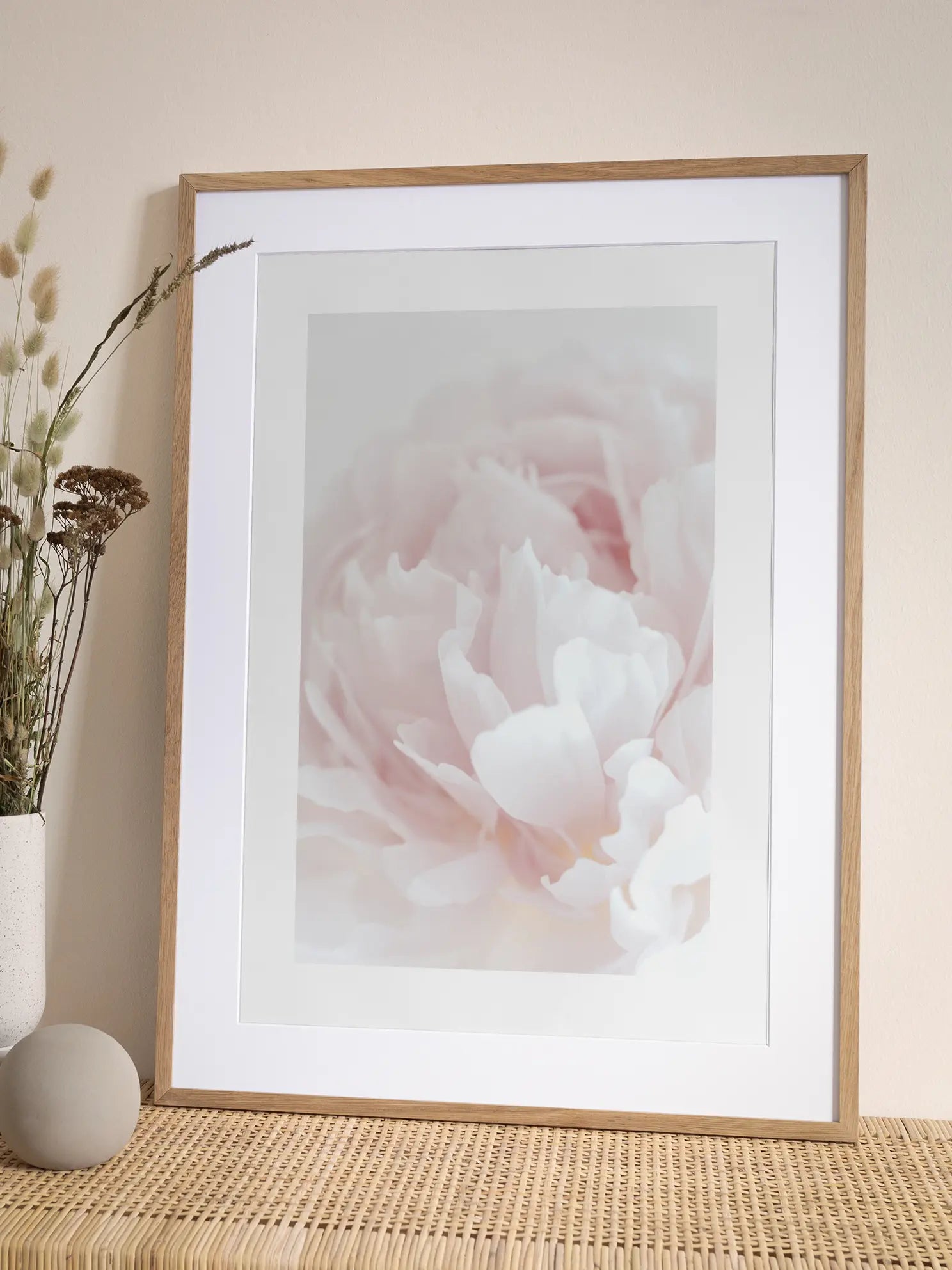 Blush Peony Poster