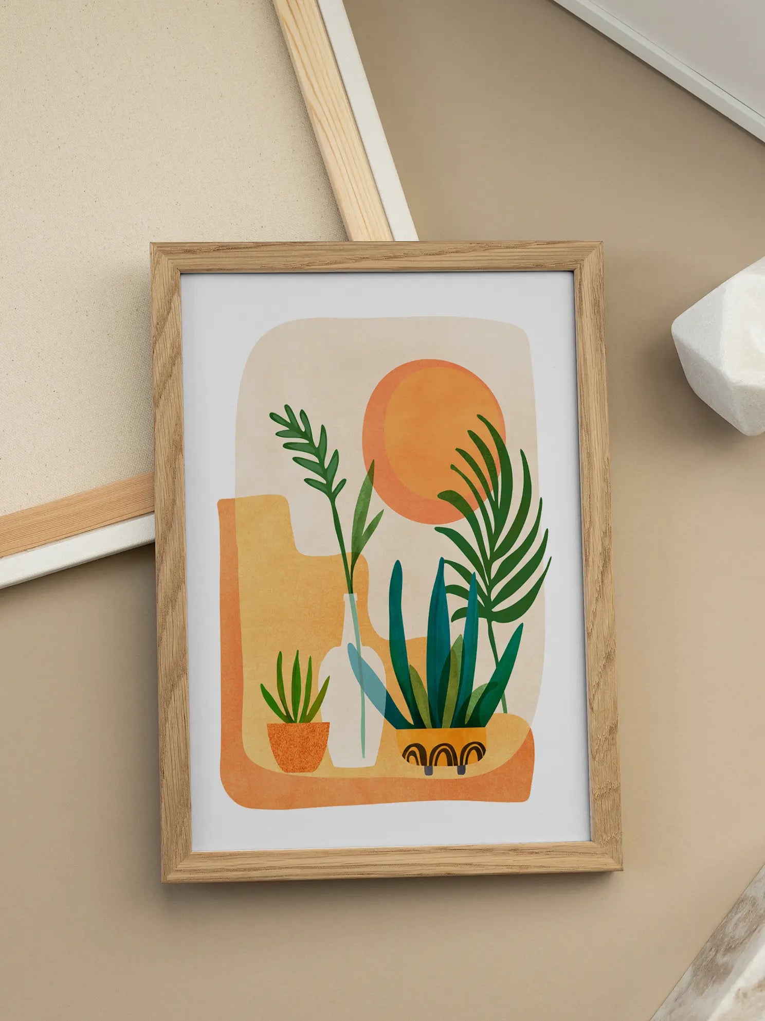 Bohemian Plants Poster