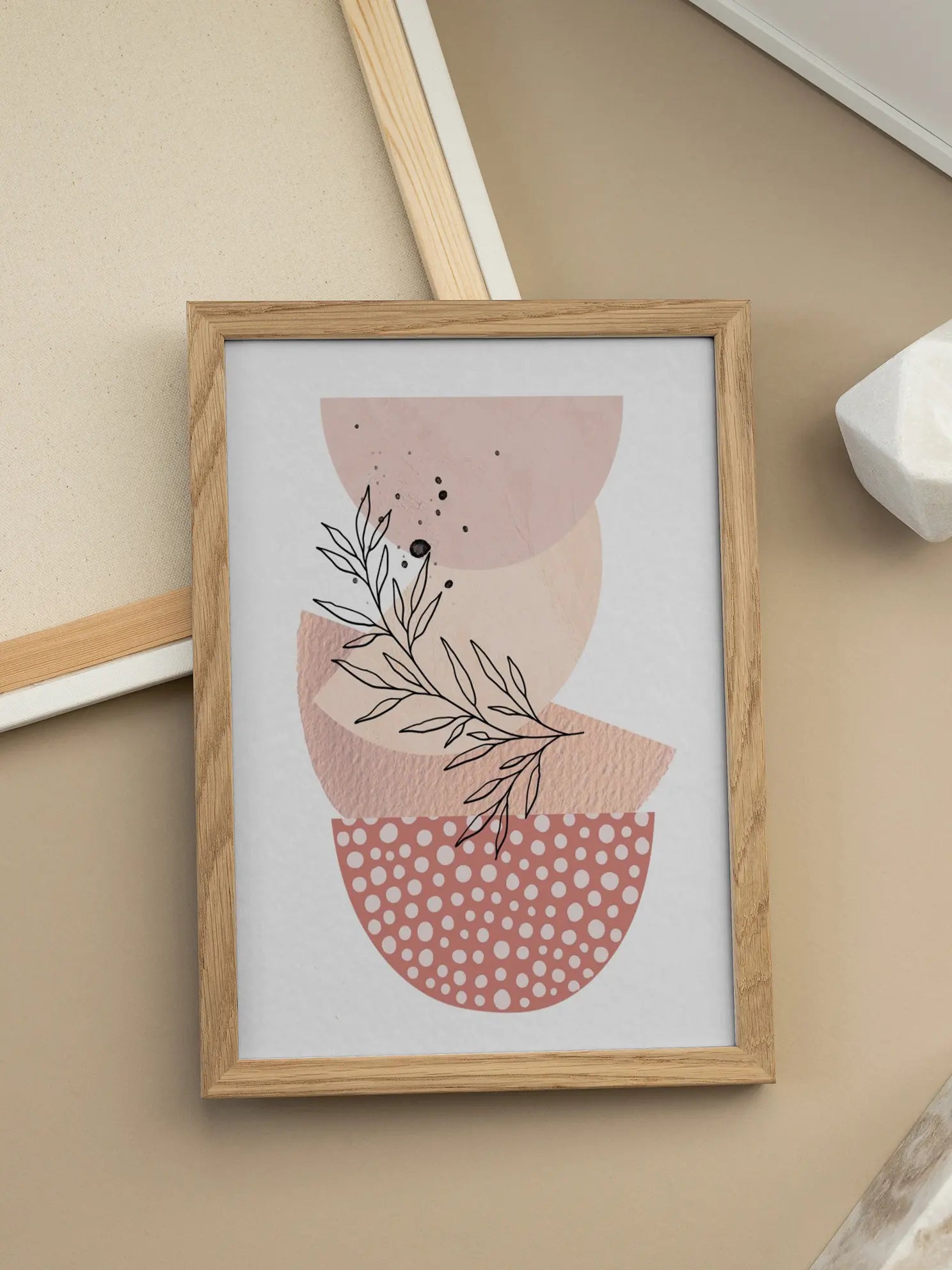 Boho in Pink No1 Poster