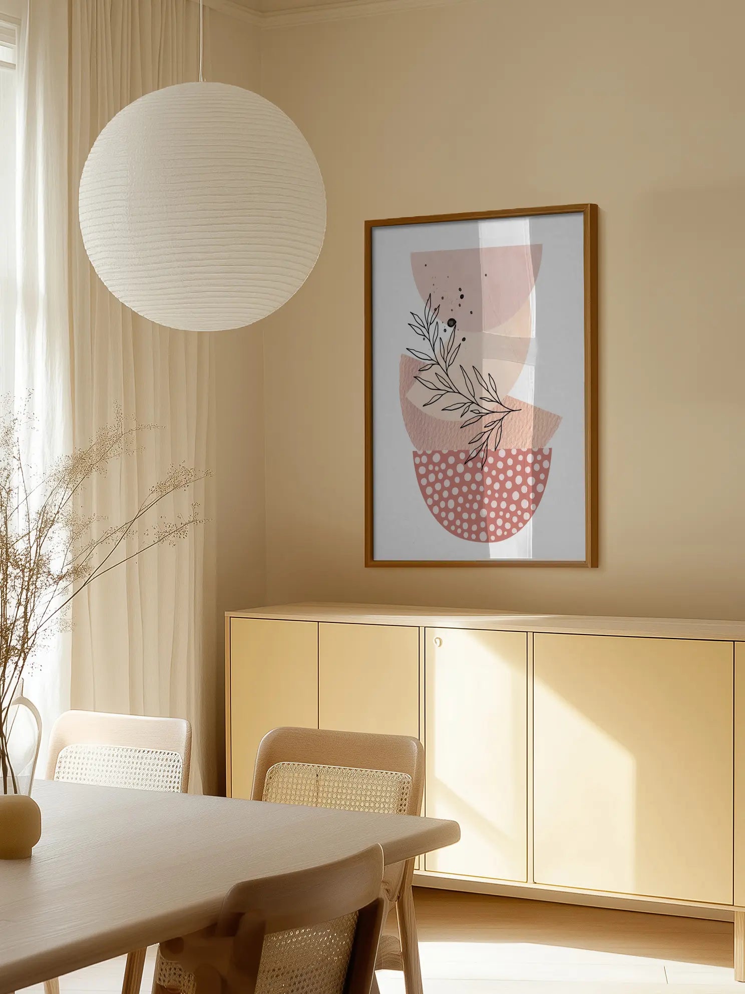 Boho in Pink No1 Poster