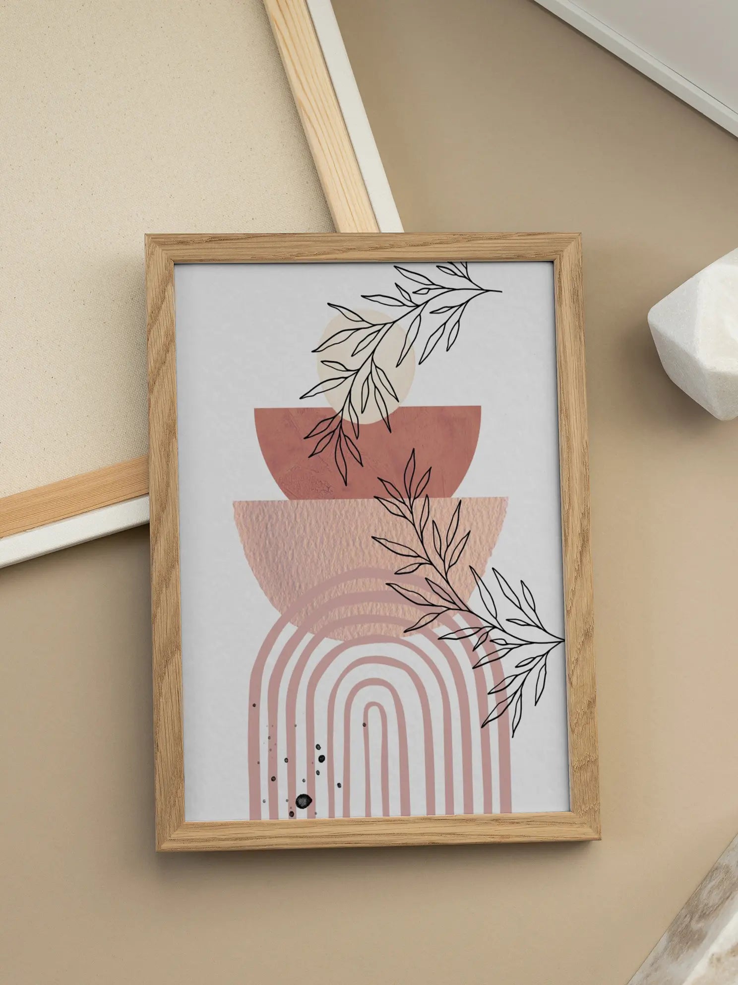 Boho in Pink No2 Poster