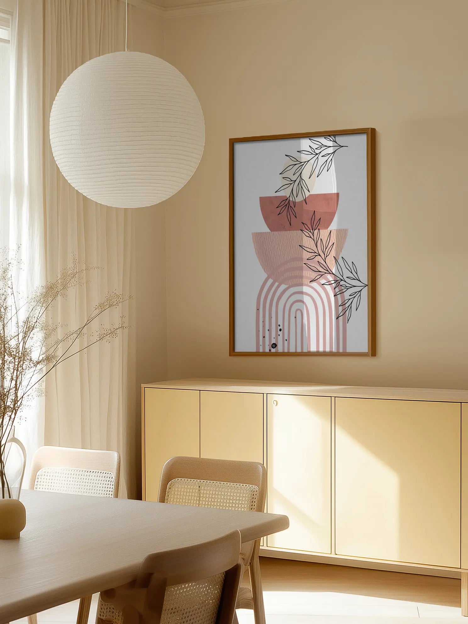Boho in Pink No2 Poster