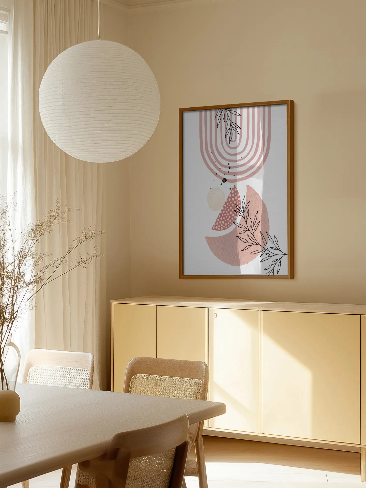 Boho in Pink No3 Poster