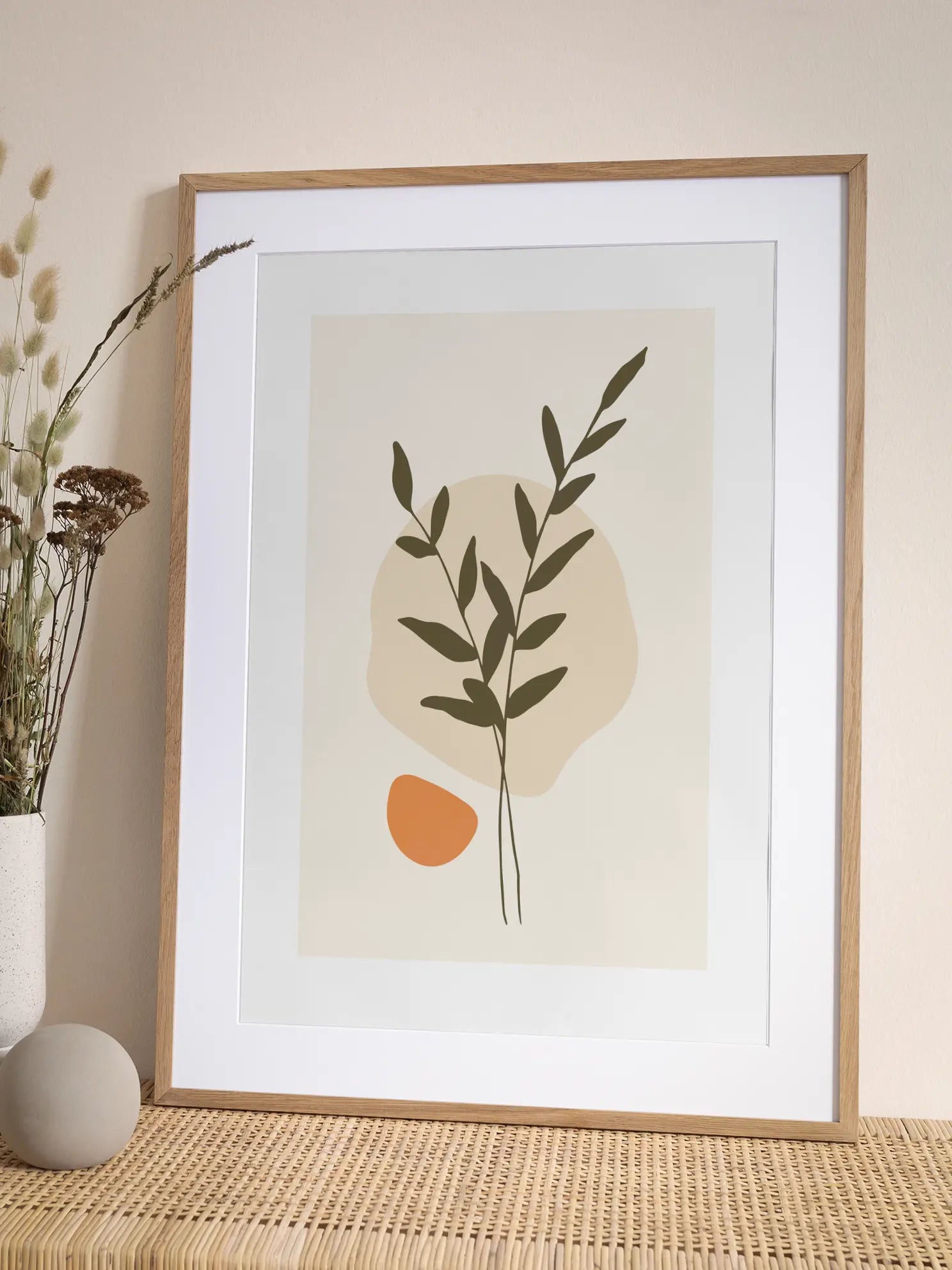 Boho Leaf Poster