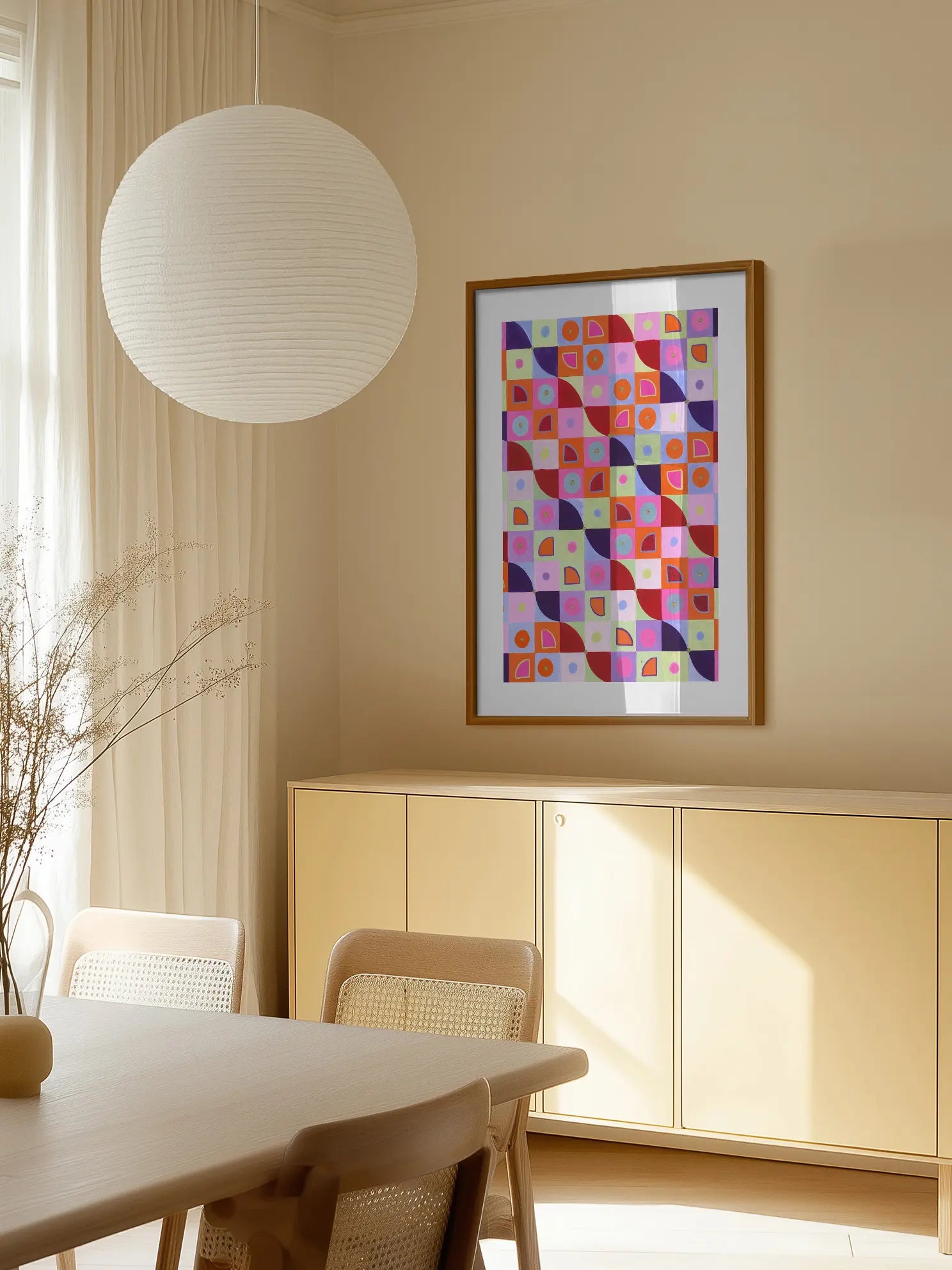 Bold Geometry Poster