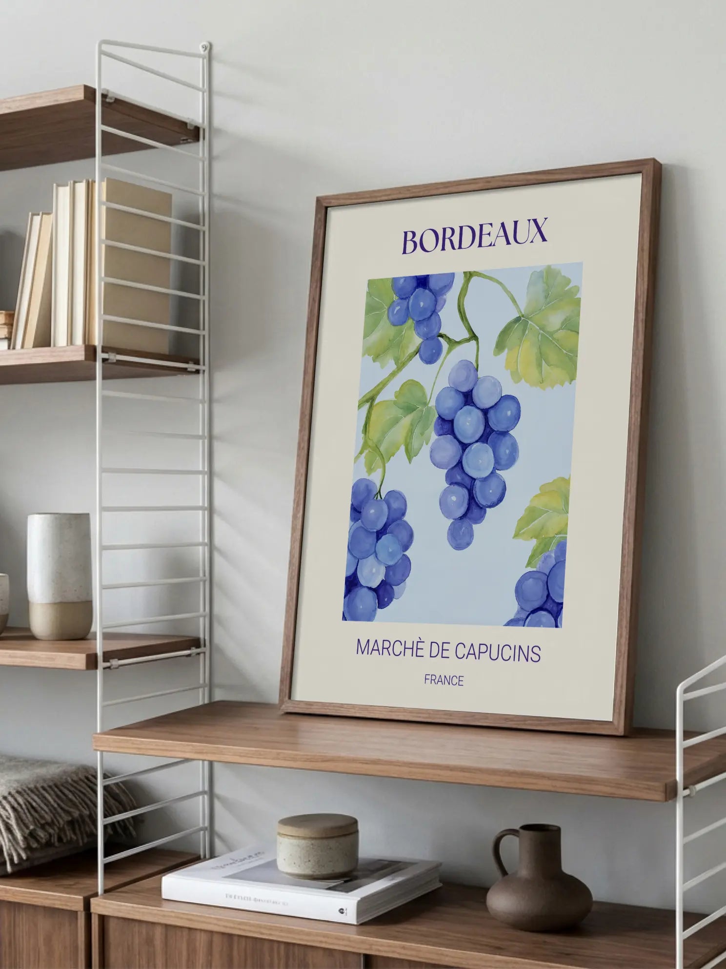 Bordeaux Grapes Poster