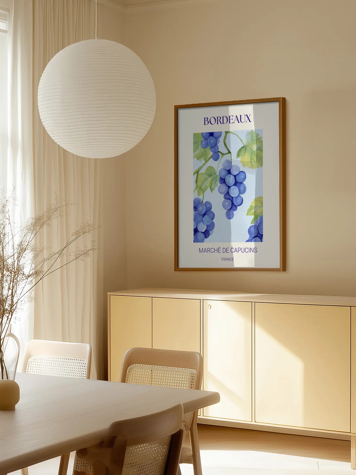 Bordeaux Grapes Poster