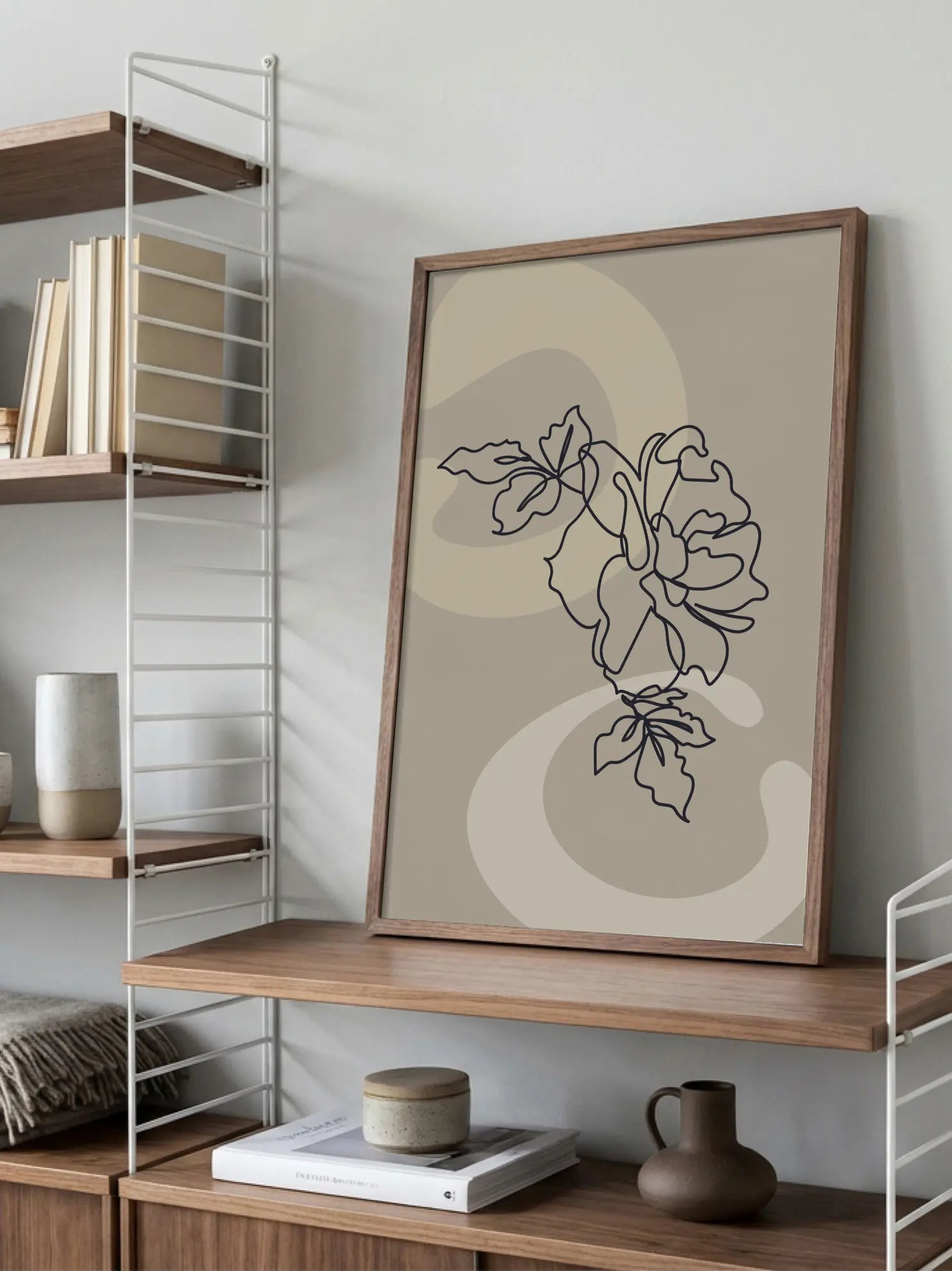 Botanic Line Art Poster