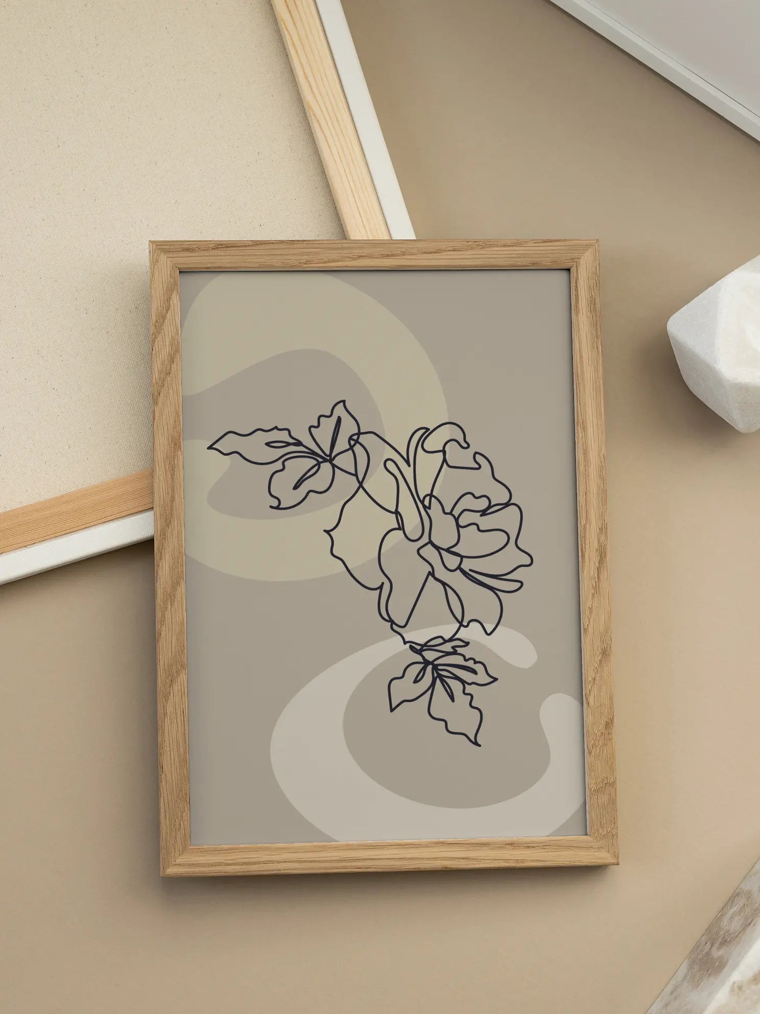 Botanic Line Art Poster