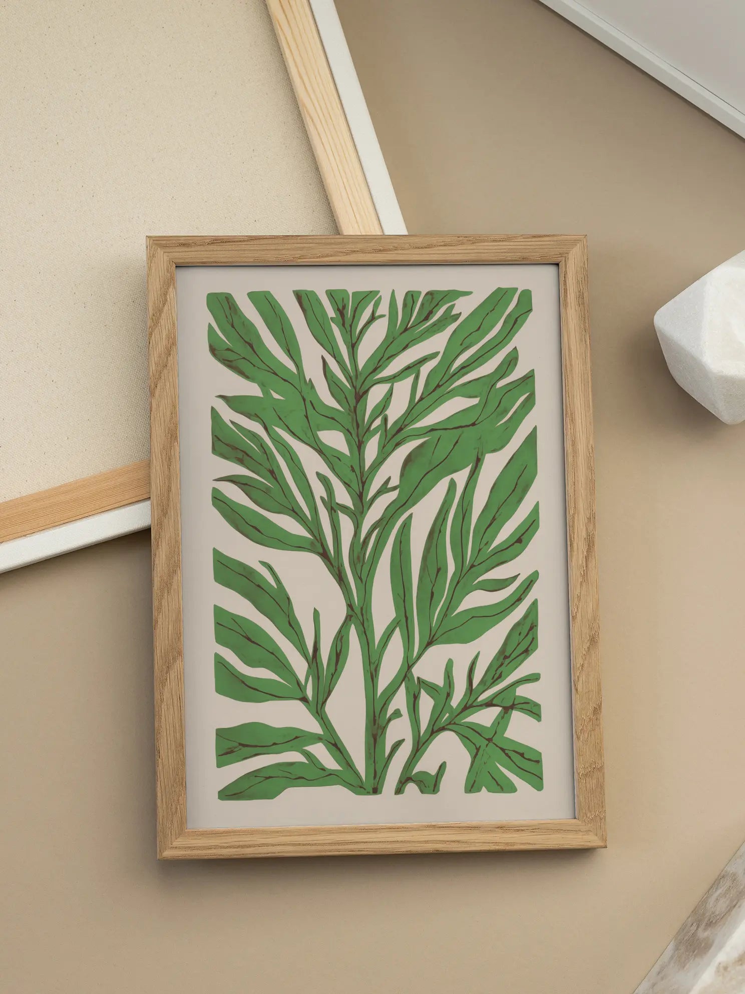 Botanical Green Sprout Poster