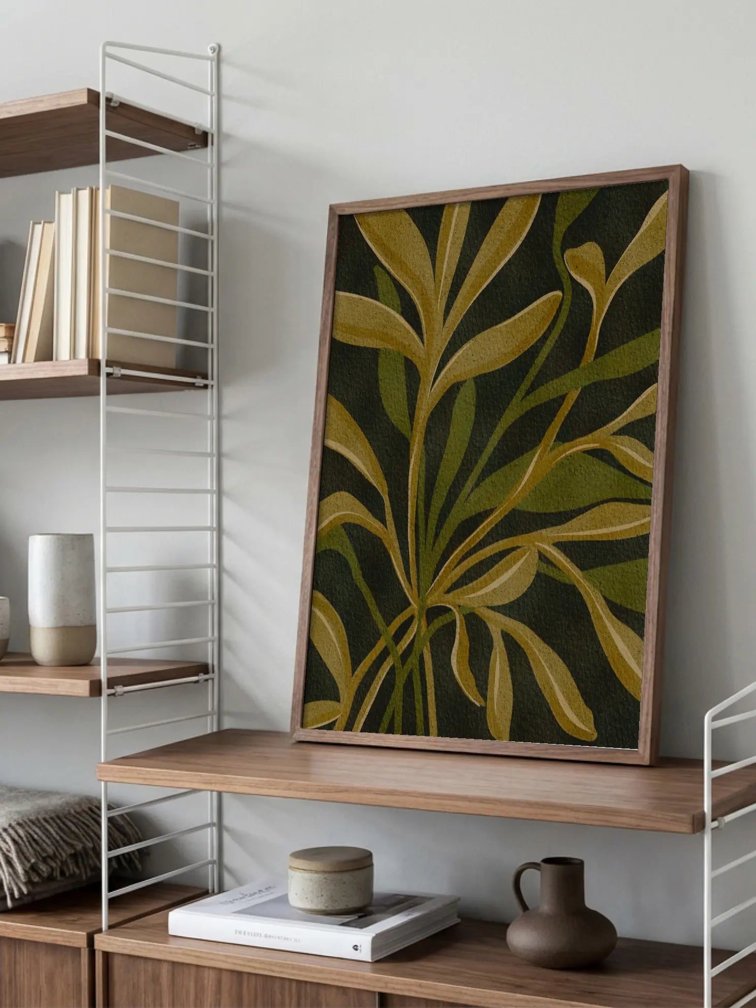 Botanical Green Poster