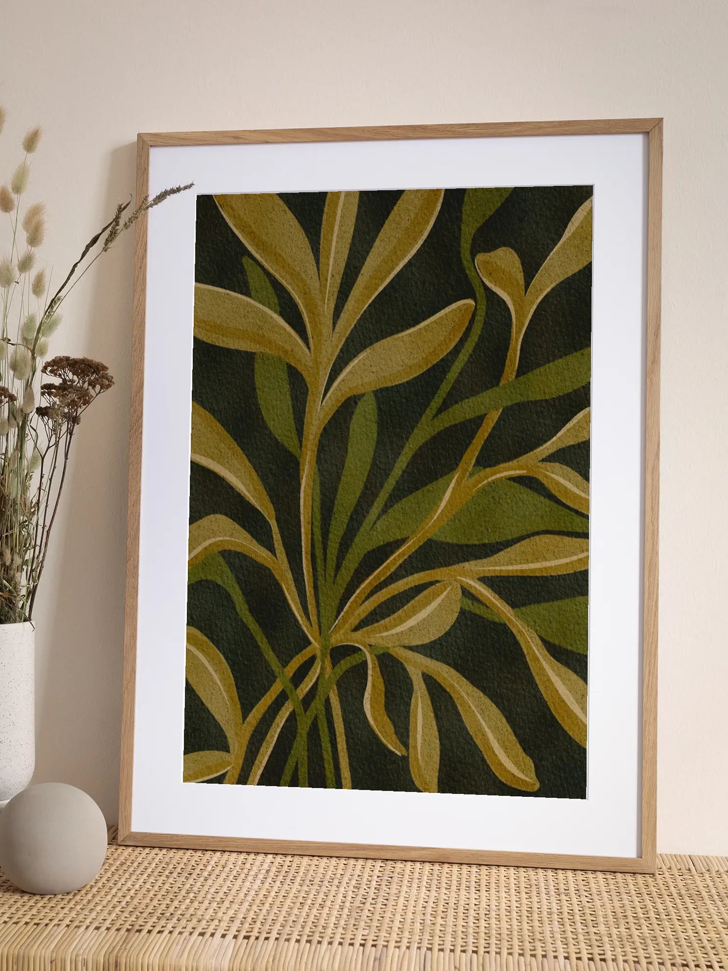 Botanical Green Poster