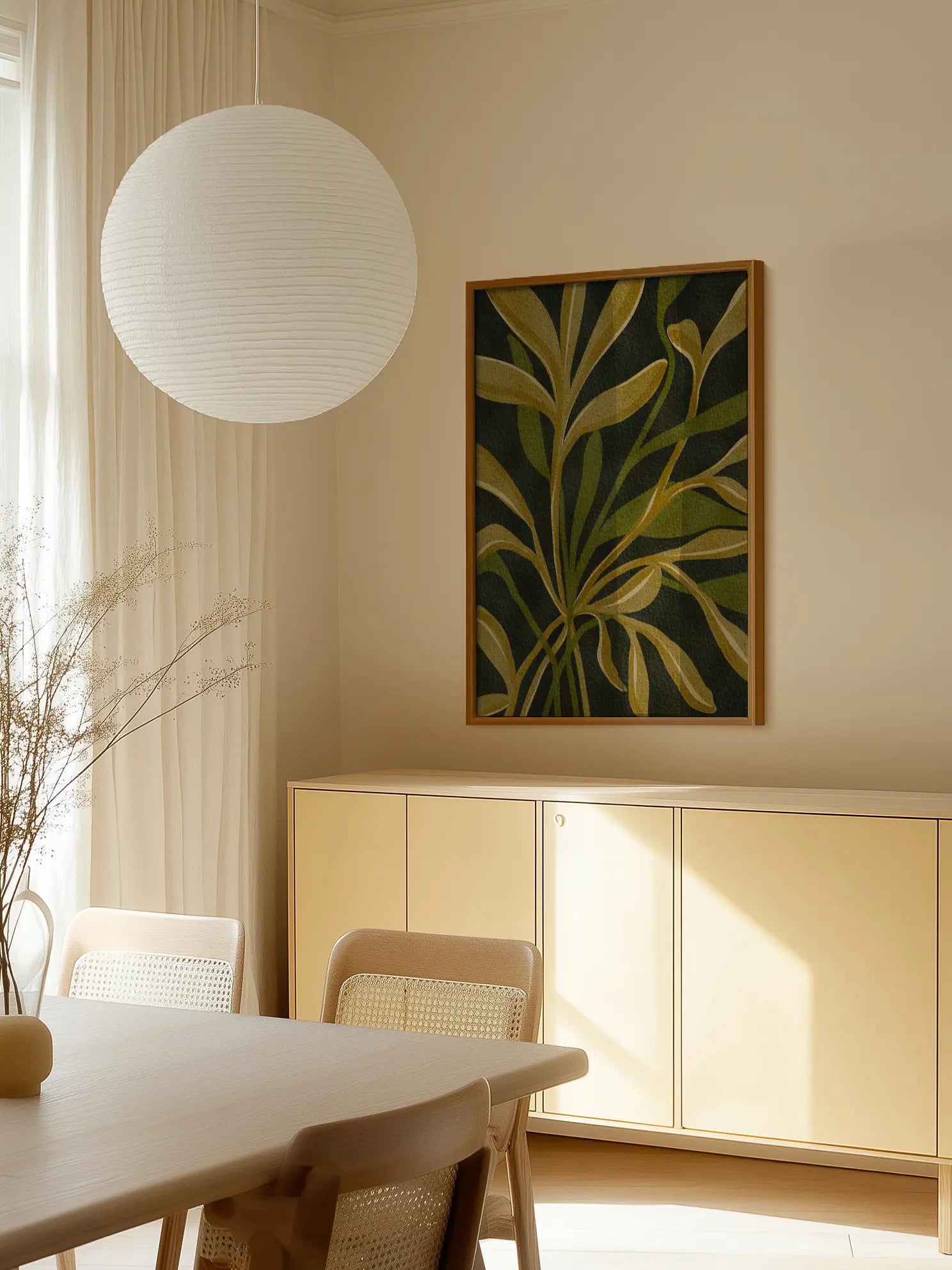 Botanical Green Poster