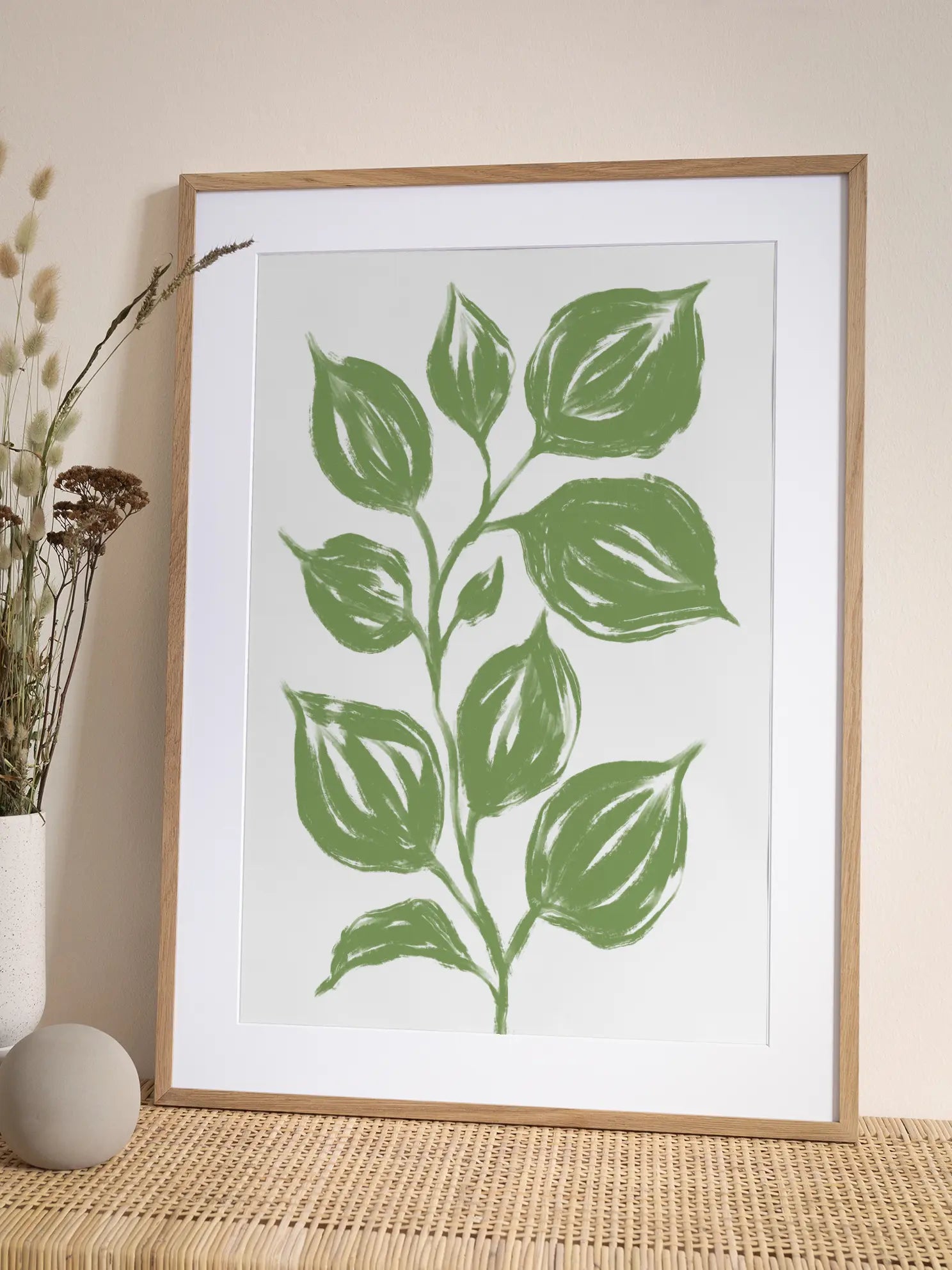 Botanical Greenery Poster