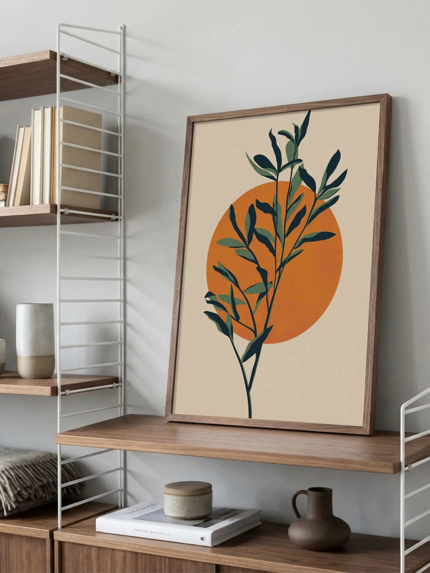 Botanical Sun Poster