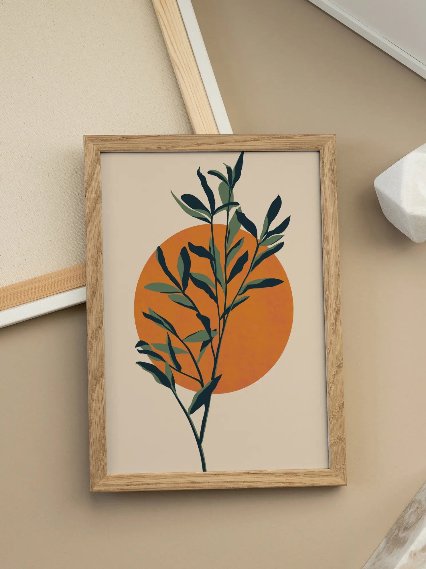 Botanical Sun Poster
