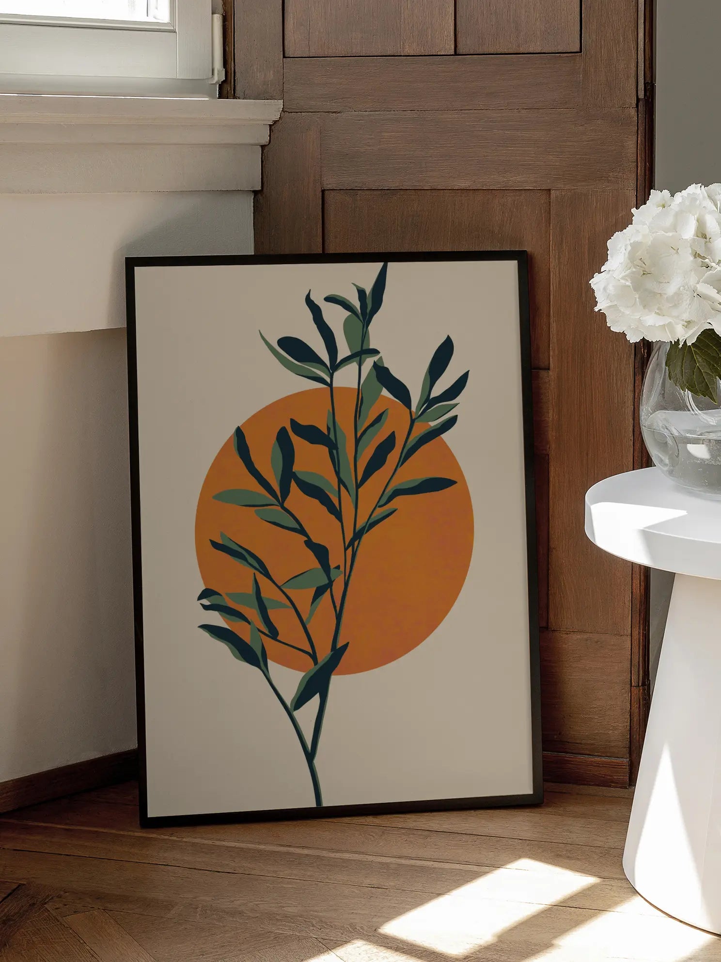Botanical Sun Poster