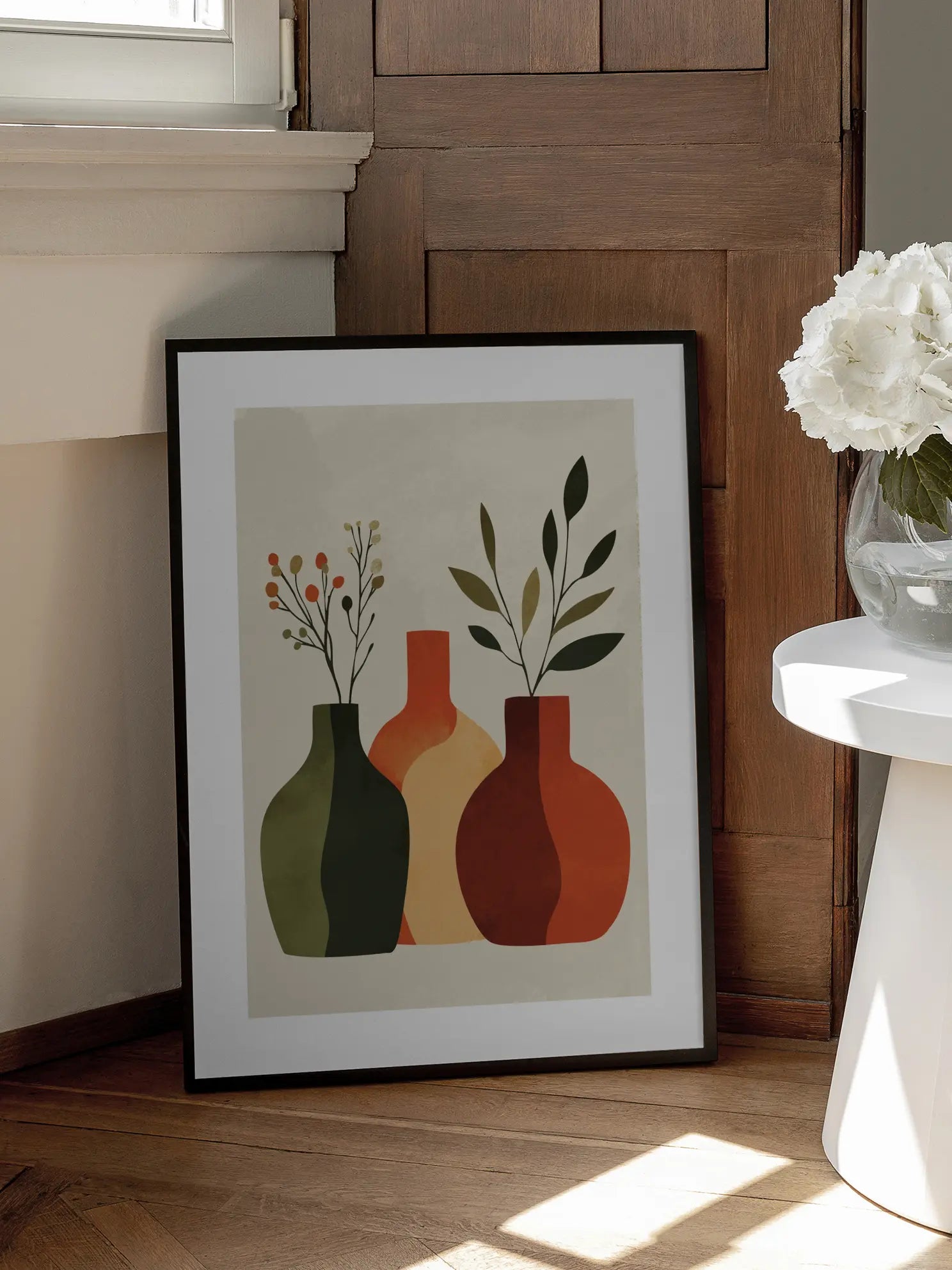 Botanical Vases Poster