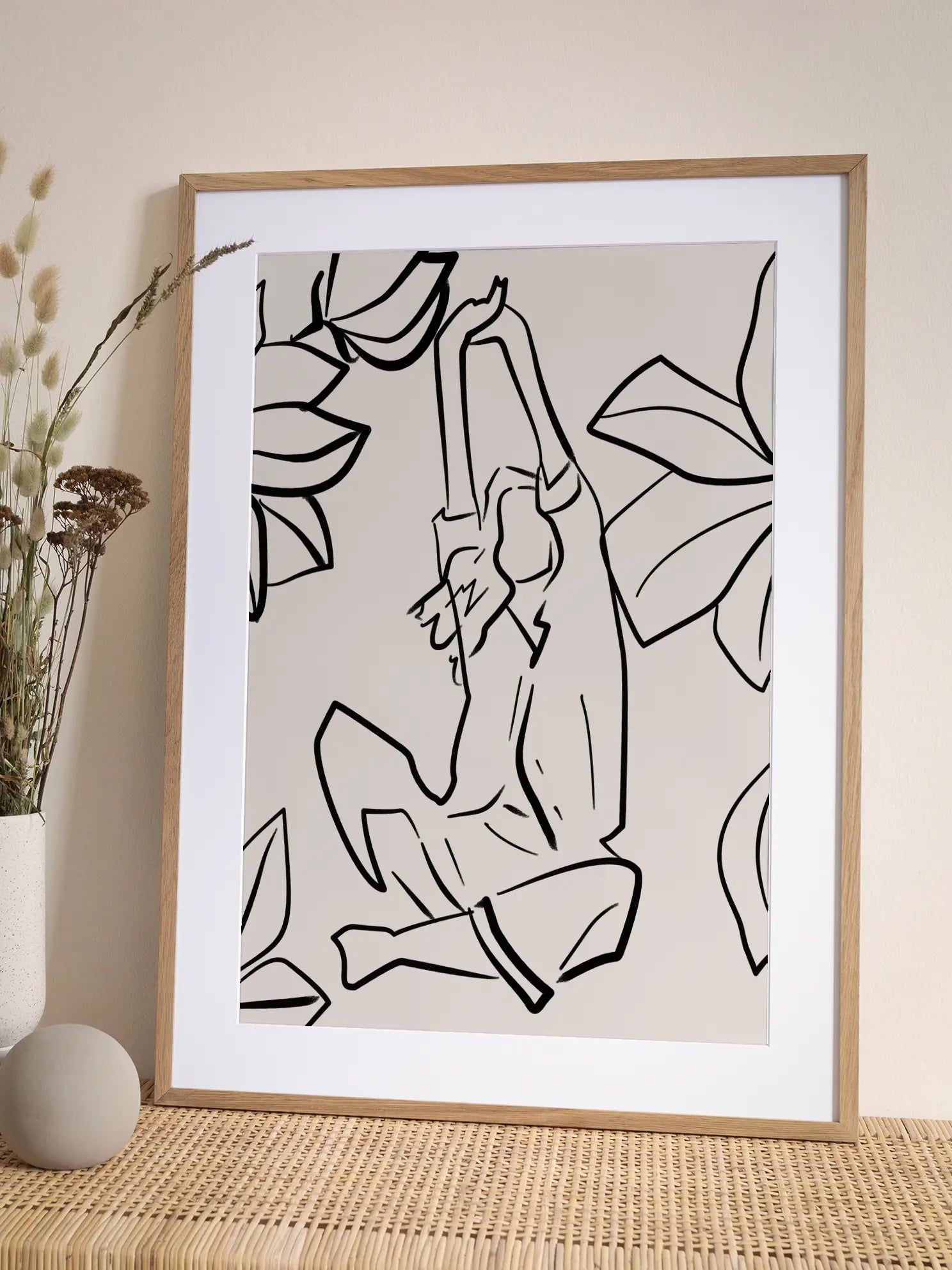 Botanical Yoga Poster